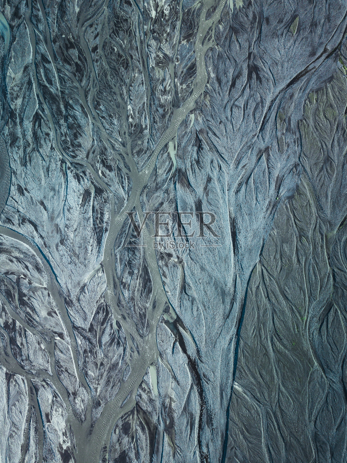 航拍冰岛冰川流照片摄影图片