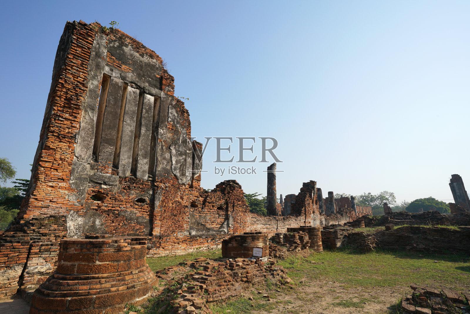 泰国大城府历史公园照片摄影图片