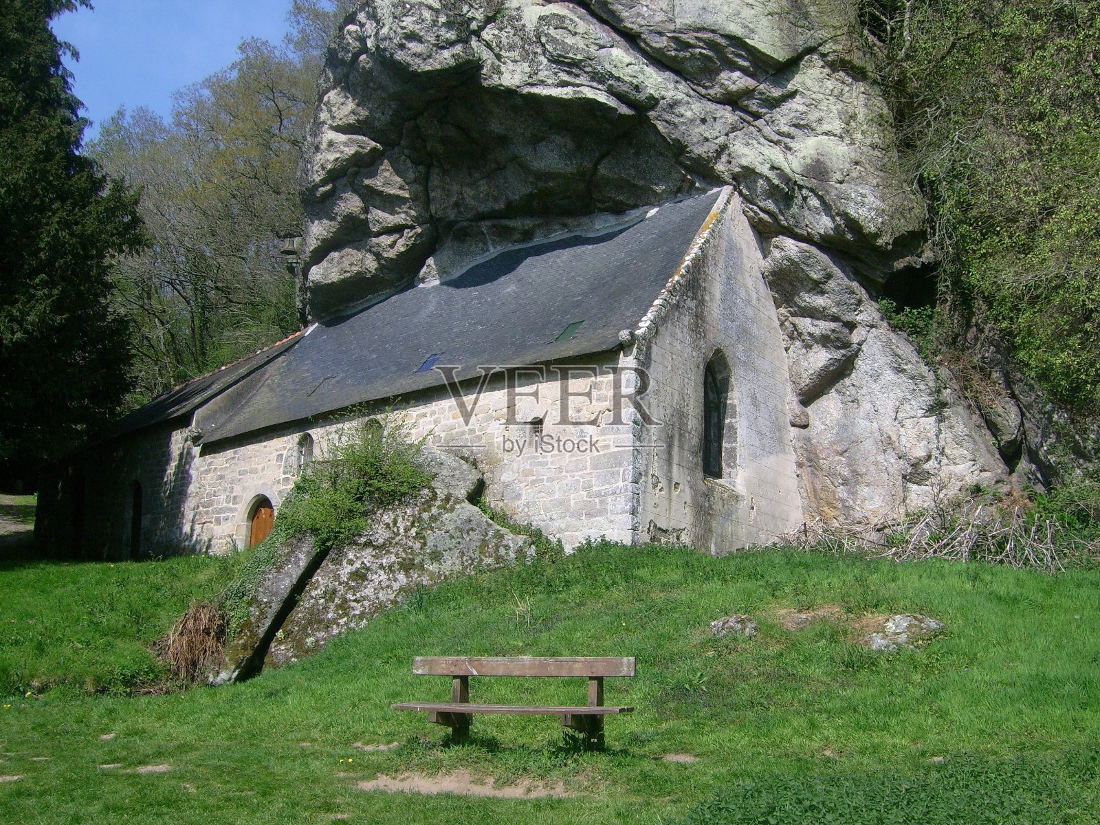 比奥兹-莱斯-奥克斯的小屋照片摄影图片