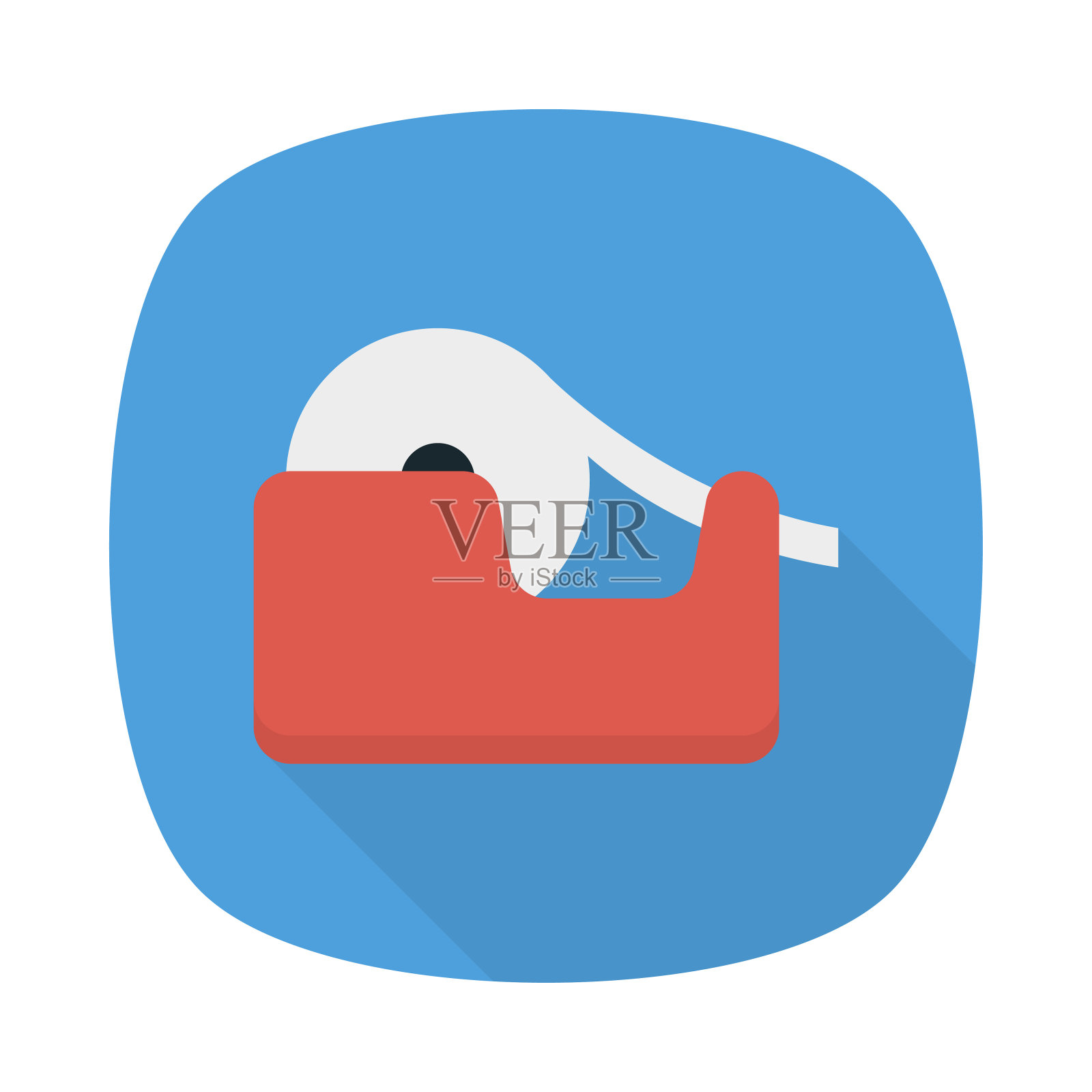 胶带切刀固定工具插画图片素材