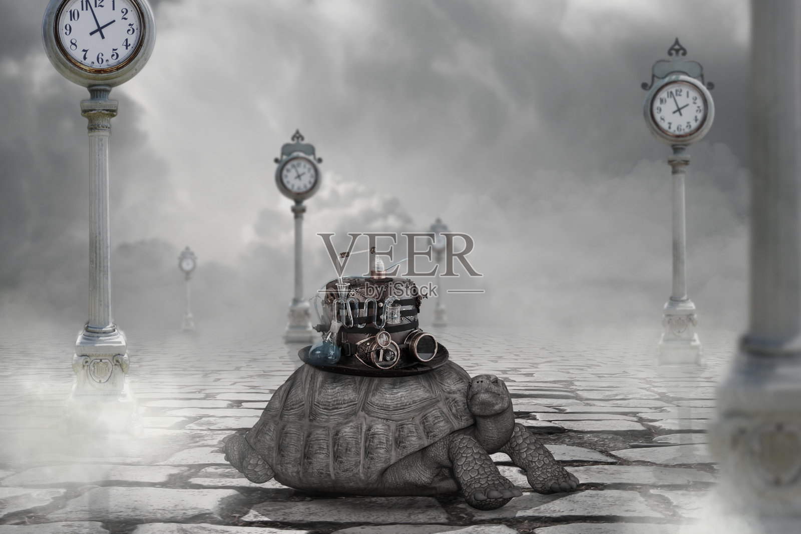 蒸汽朋克的幻想照片摄影图片