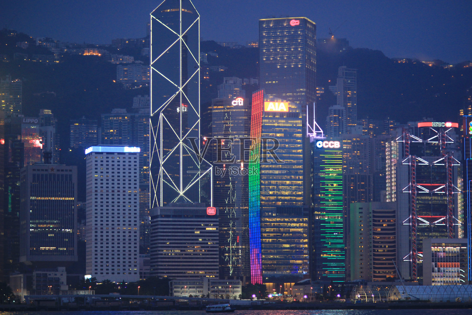 美丽的香港城市景观照片摄影图片