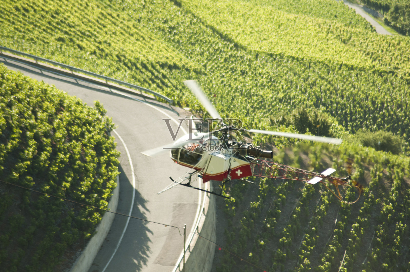 直升机工作照片摄影图片