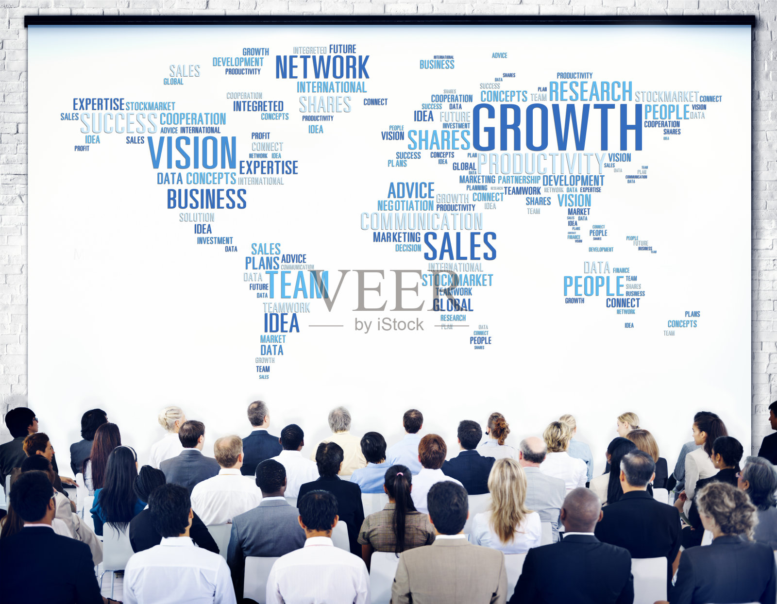 全球商务人士企业会议研讨会成长概念照片摄影图片