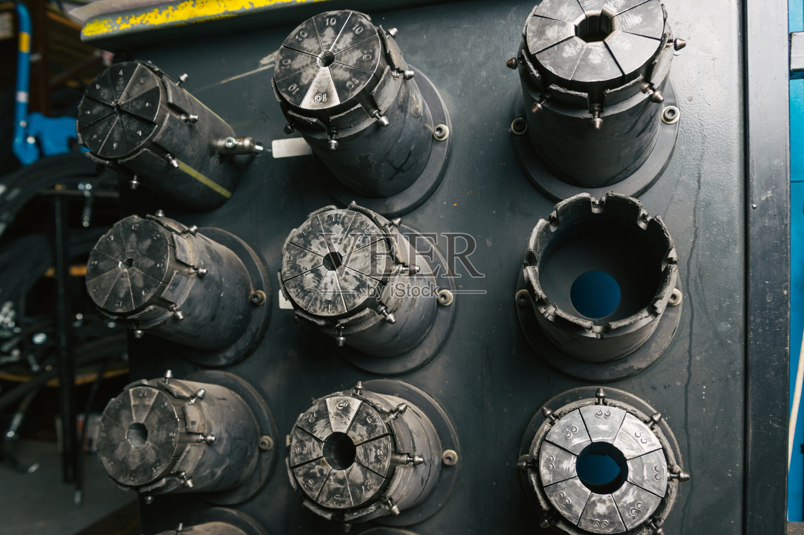 液压软管压管机照片摄影图片