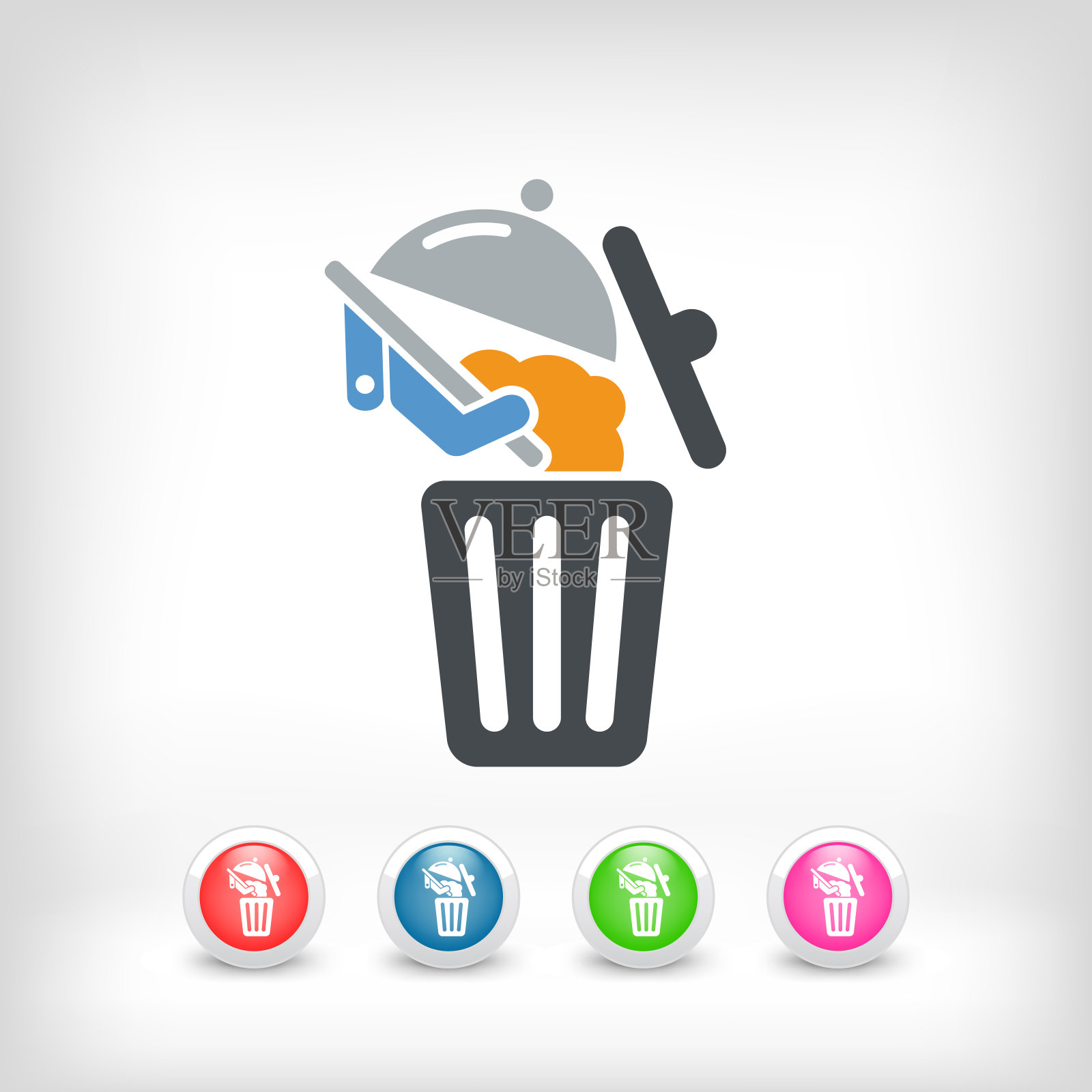 食物垃圾图标图标素材