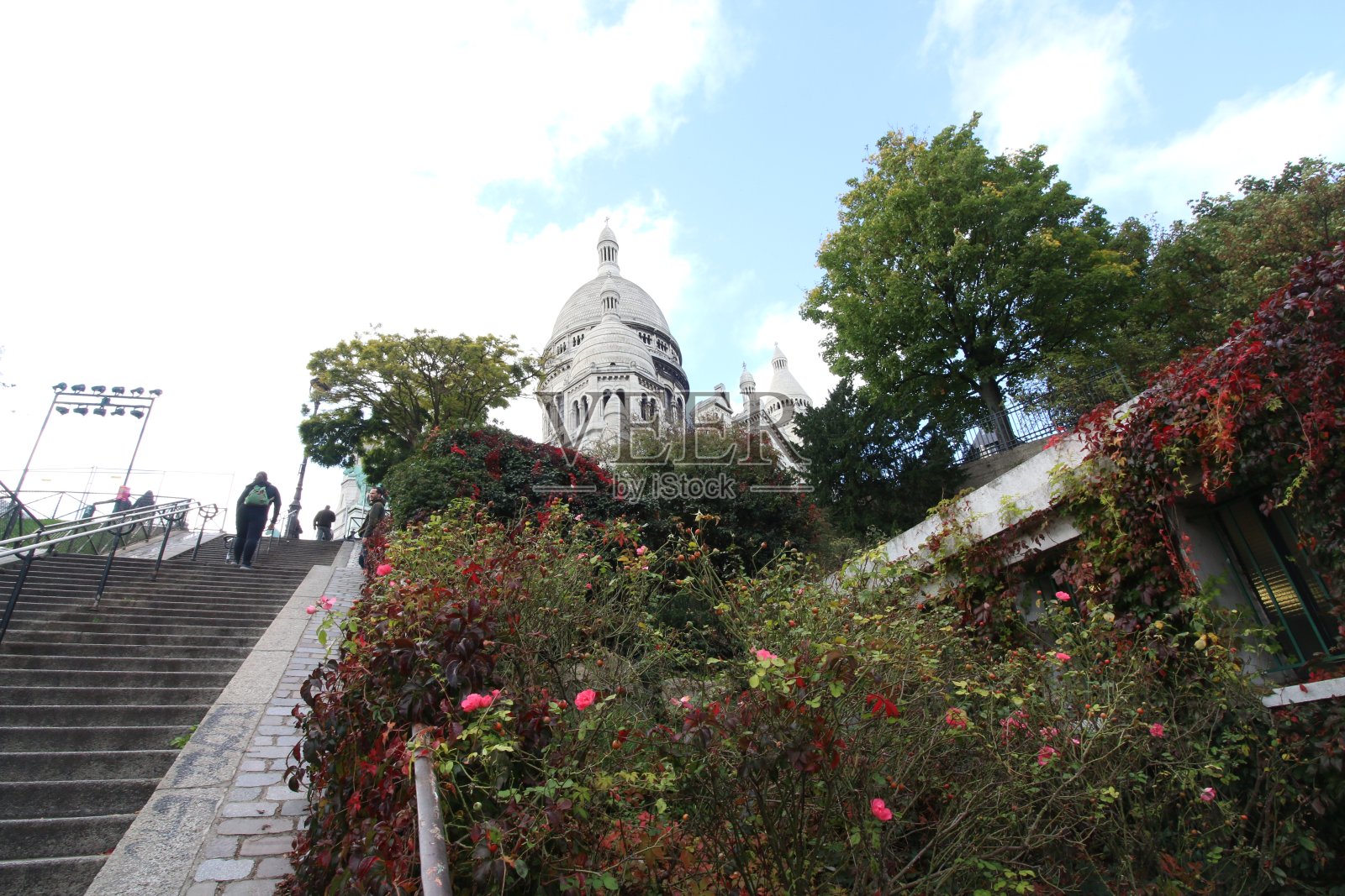法国巴黎圣心大教堂照片摄影图片