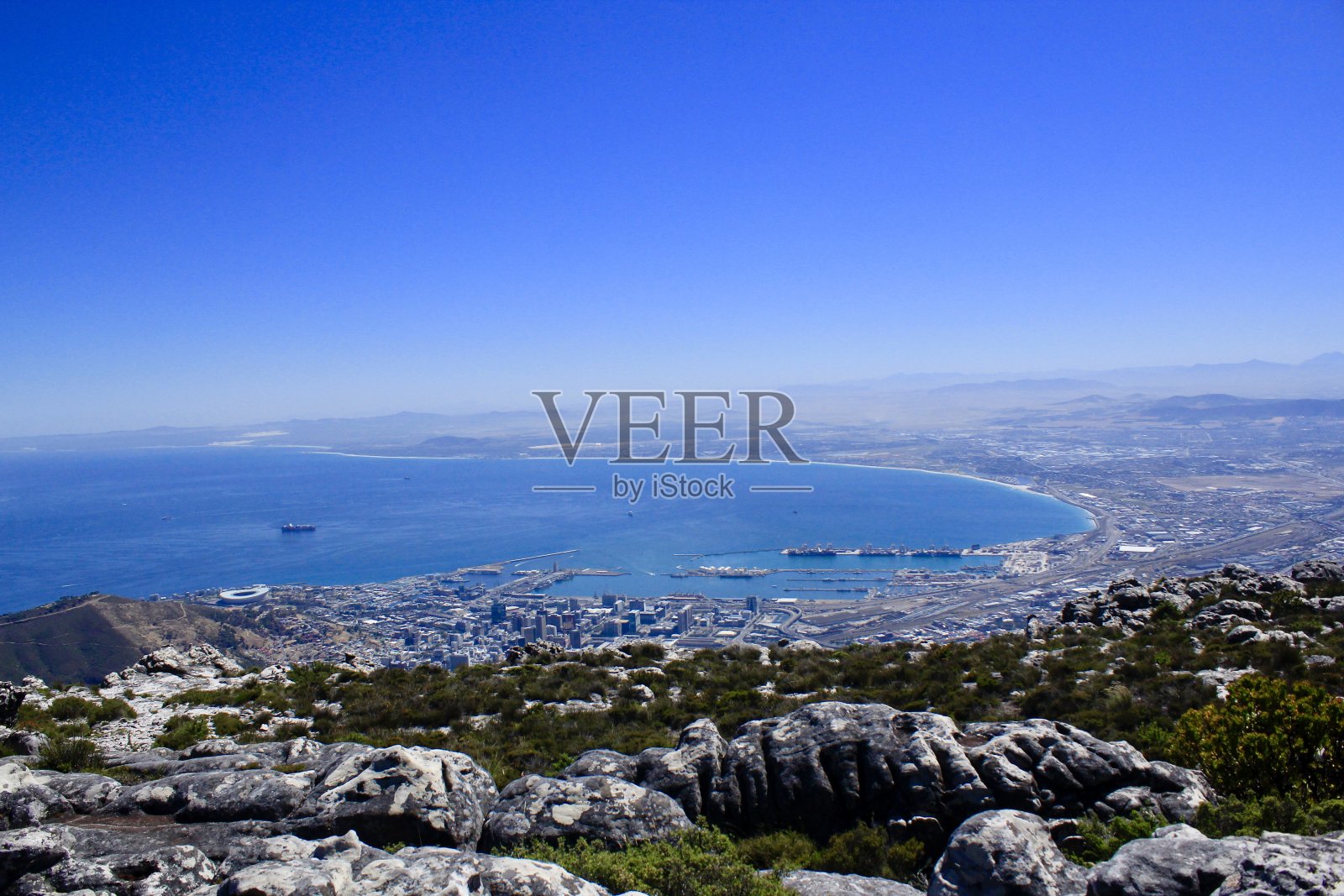 南非开普敦的城市景观照片摄影图片