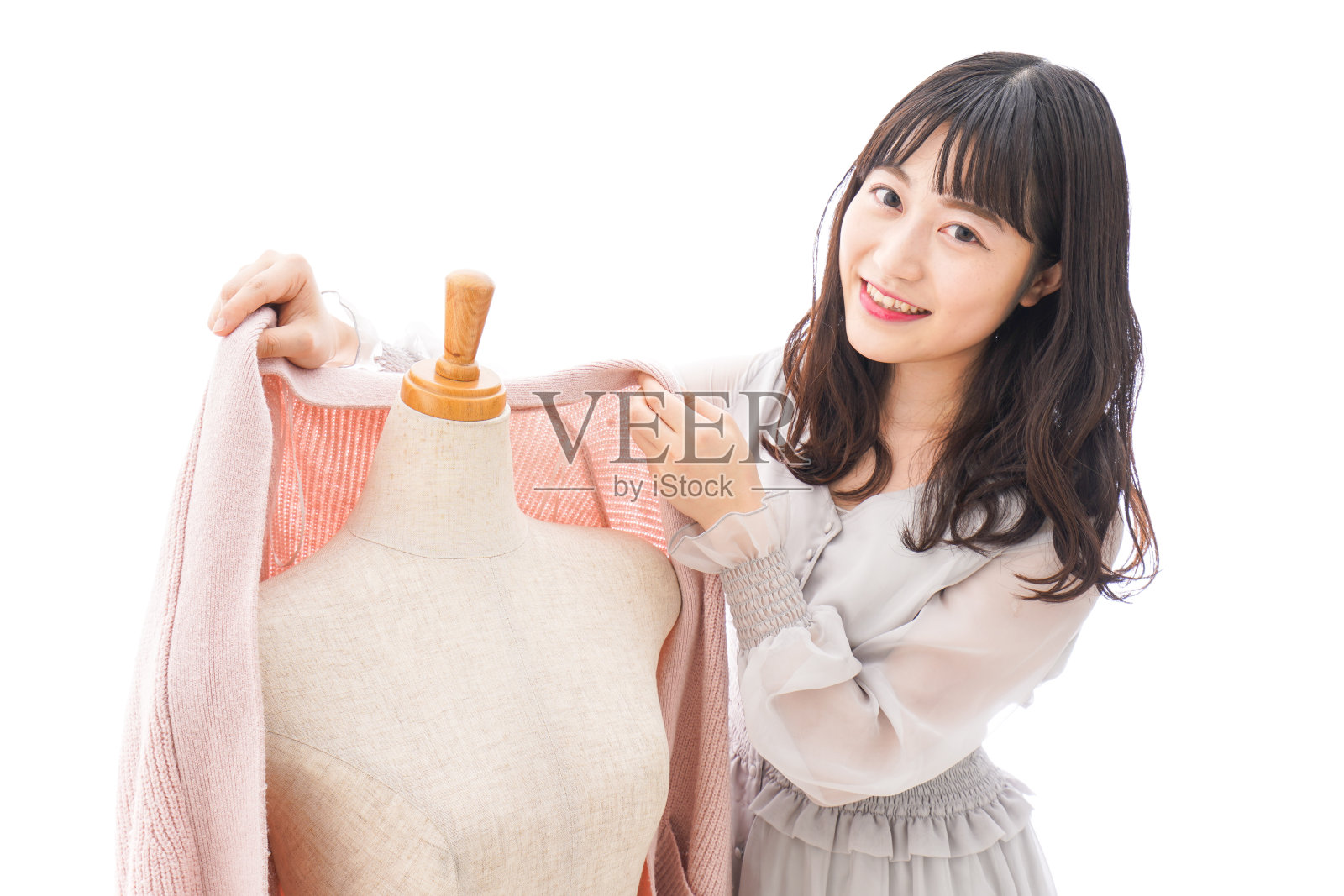 服装店员的形象照片摄影图片