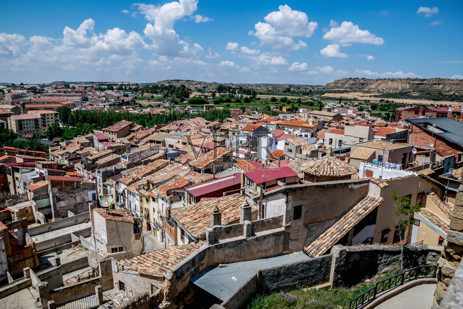 阿尔卡尼斯,西班牙城市照片摄影图片