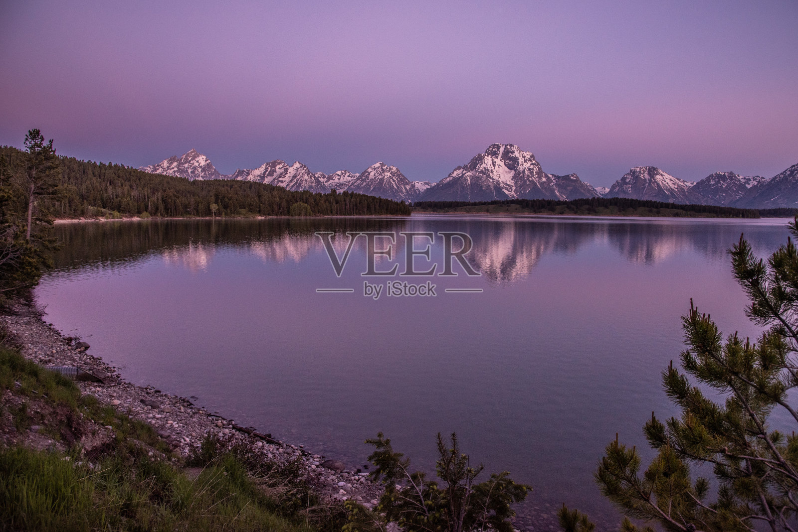 大提顿国家公园的景色照片摄影图片
