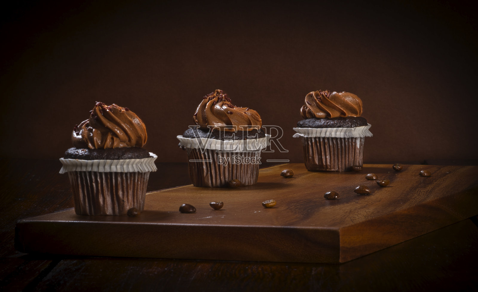 纸杯蛋糕照片摄影图片