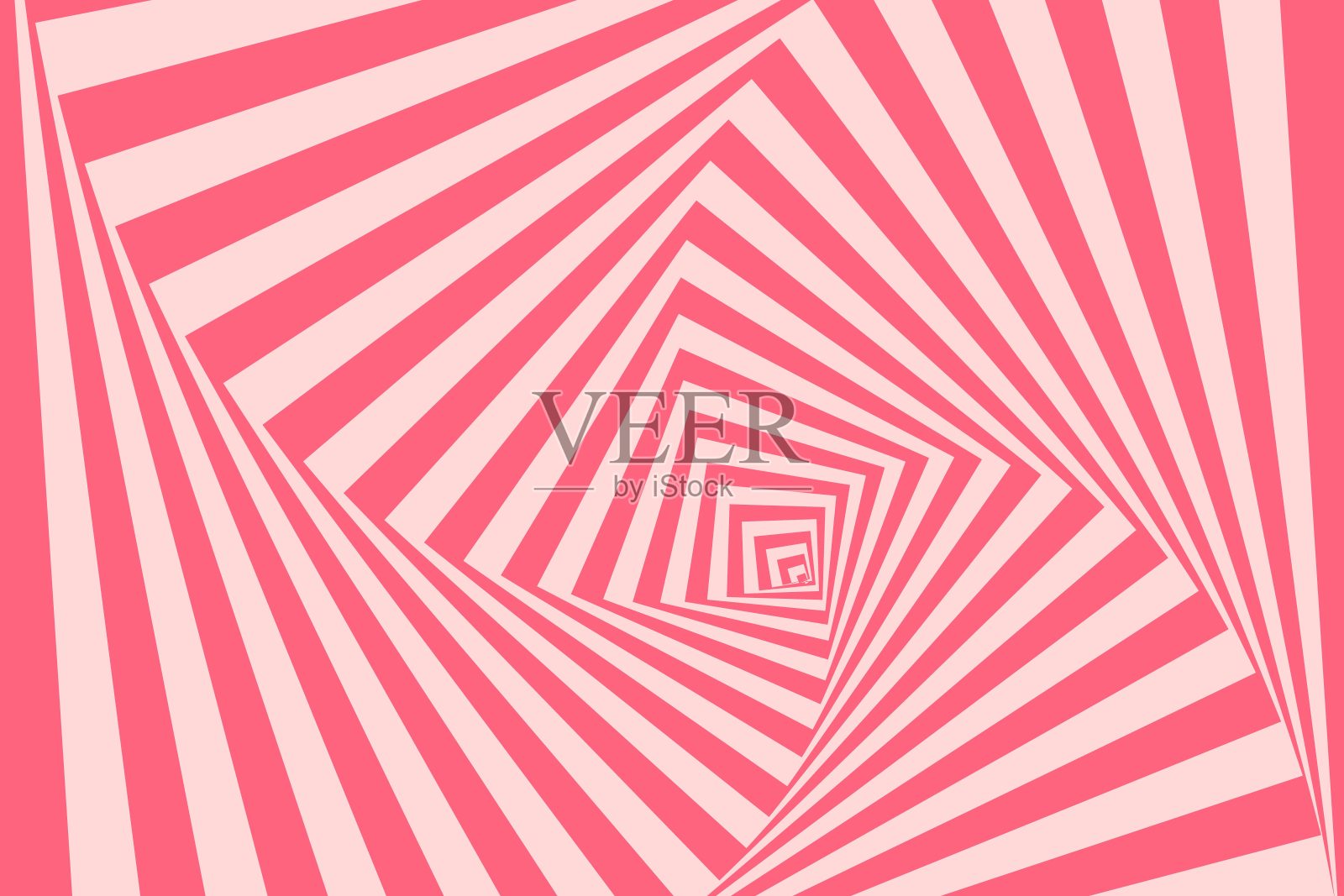 视错觉的背景。几何粉红色漩涡插画图片素材