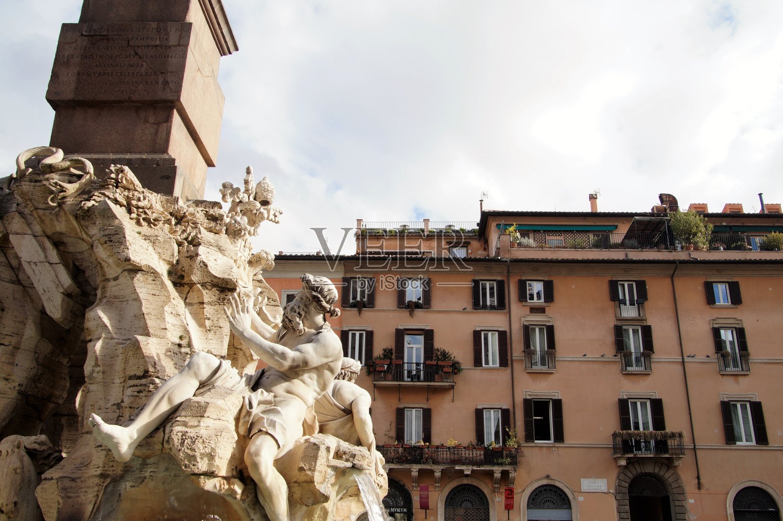 意大利罗马的纳沃纳广场照片摄影图片