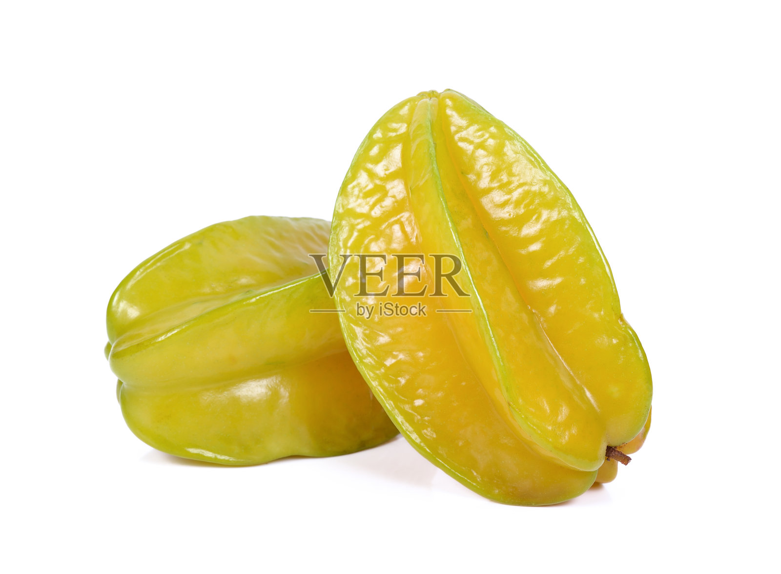 杨桃-杨桃,分离于白色背景上照片摄影图片