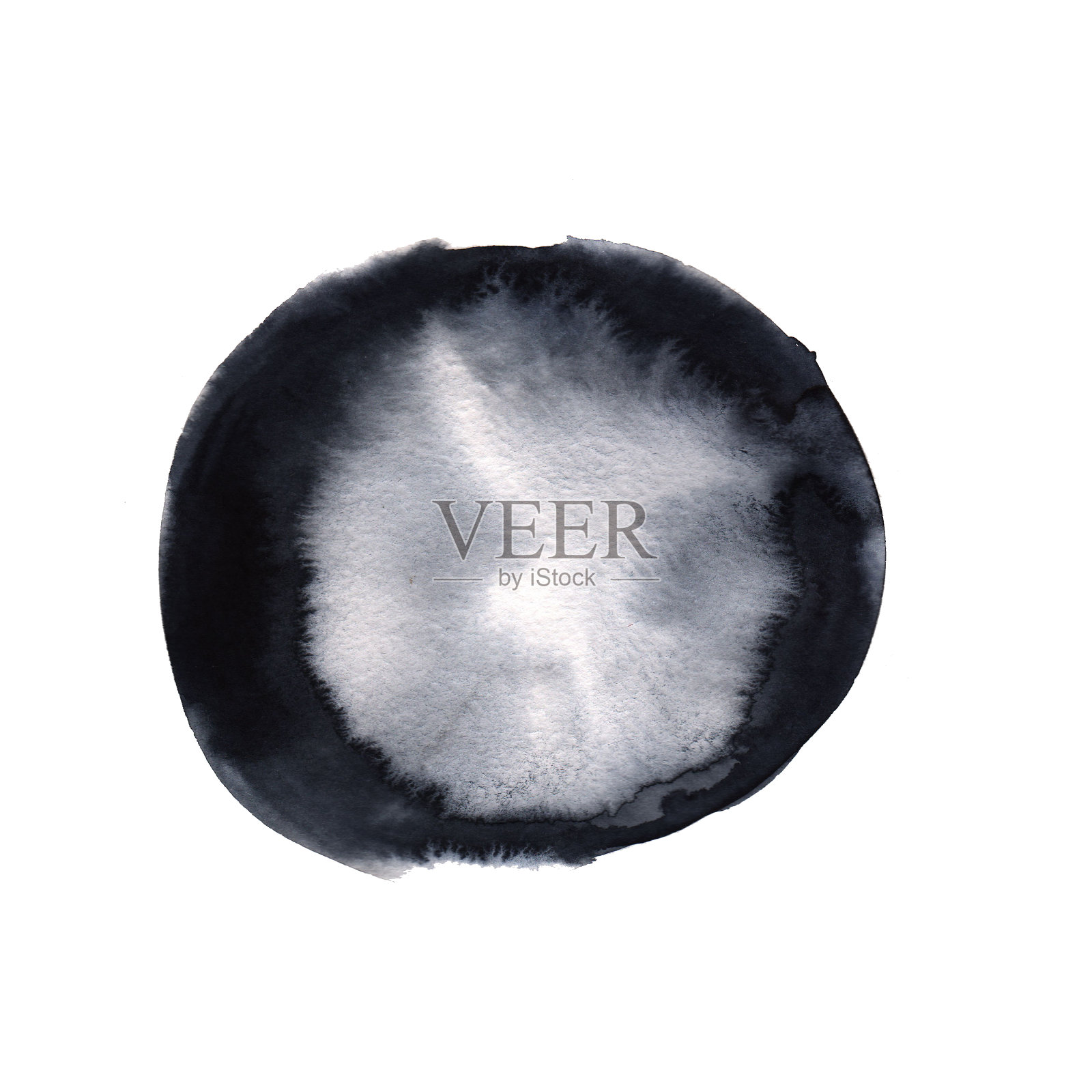 墨水污渍。水彩手绘装饰纹理飞溅在紫罗兰色。精致现代风格的抽象背景。真正的液体时尚油漆纹理条纹印刷设计项目照片摄影图片