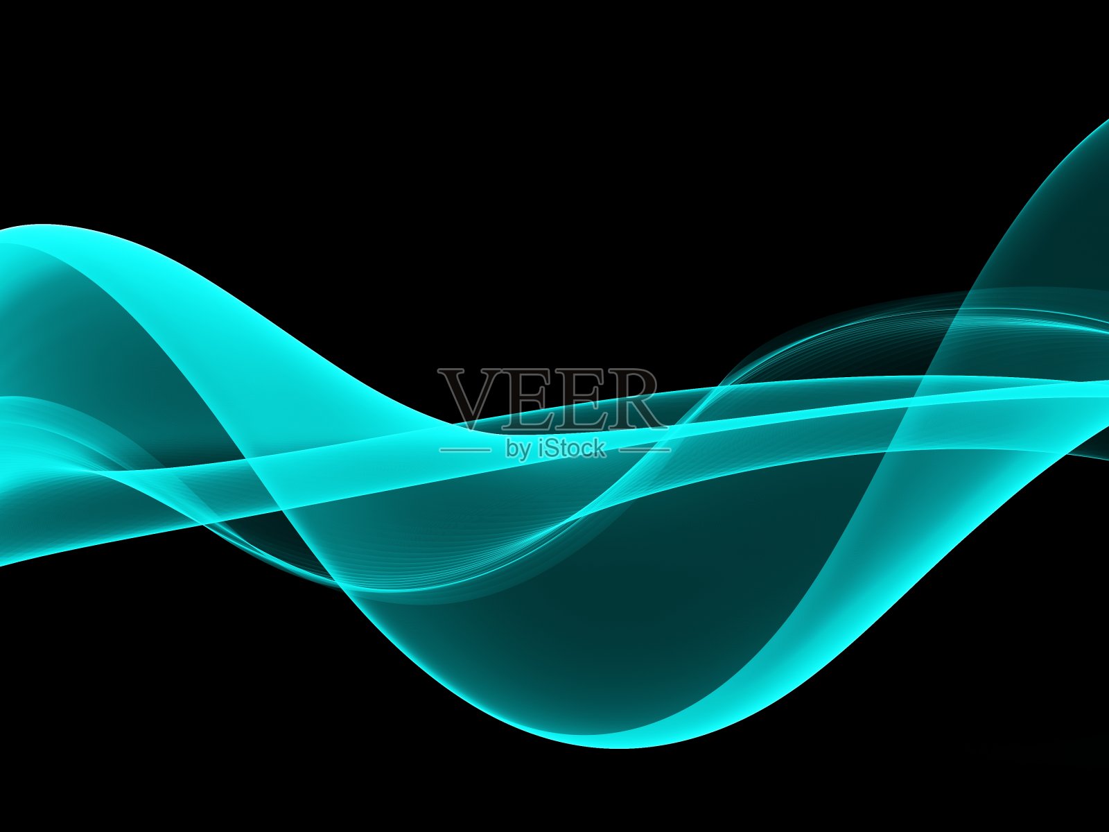 抽象的软颜色蓝色波浪背景照片摄影图片