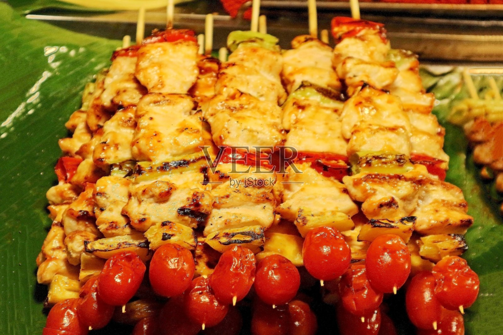 烤肉棍照片摄影图片