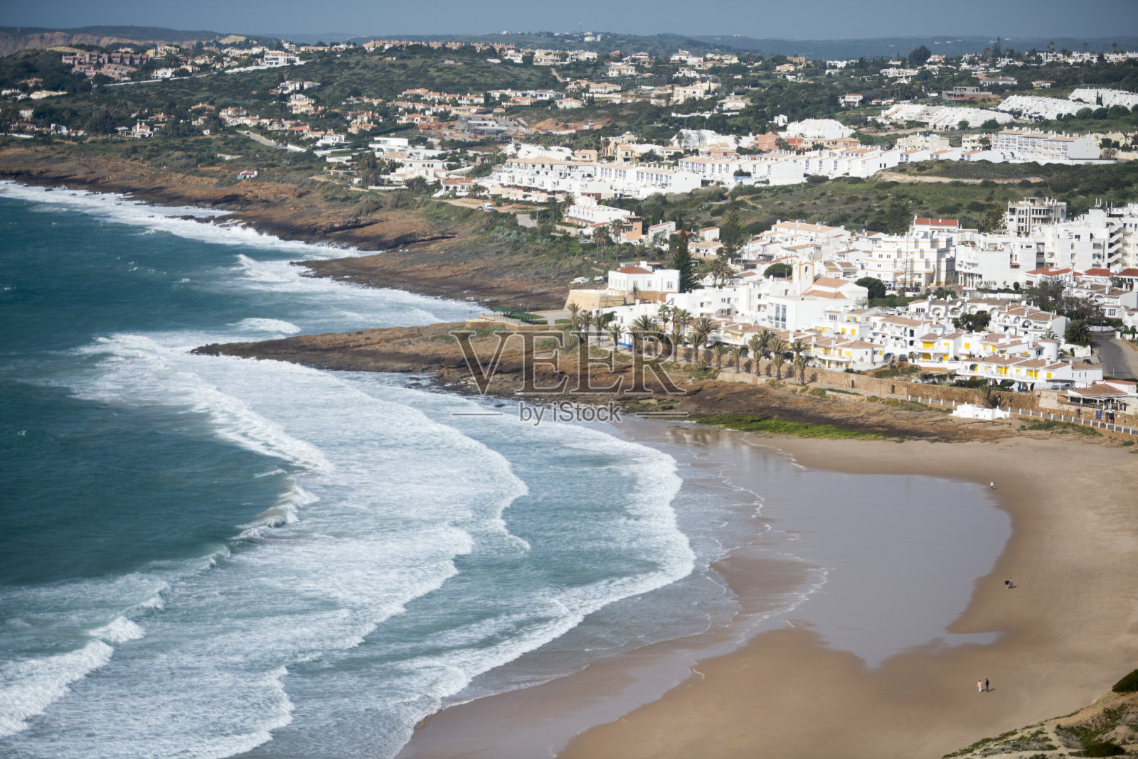 葡萄牙阿尔加维卢茨海滩照片摄影图片