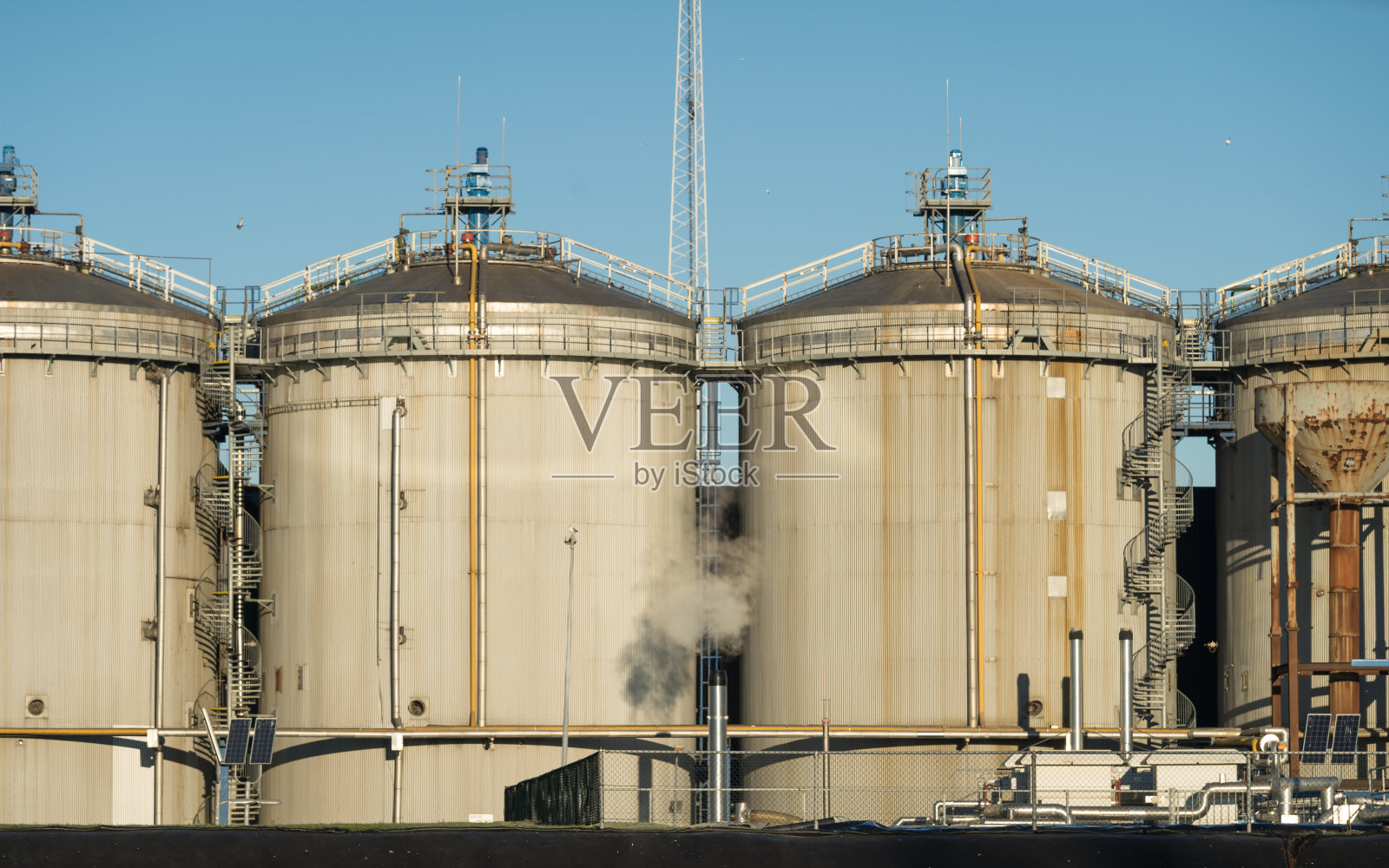 石油化工装置照片摄影图片