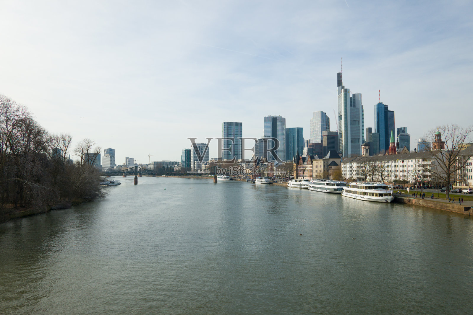 法兰克福市景观照片摄影图片
