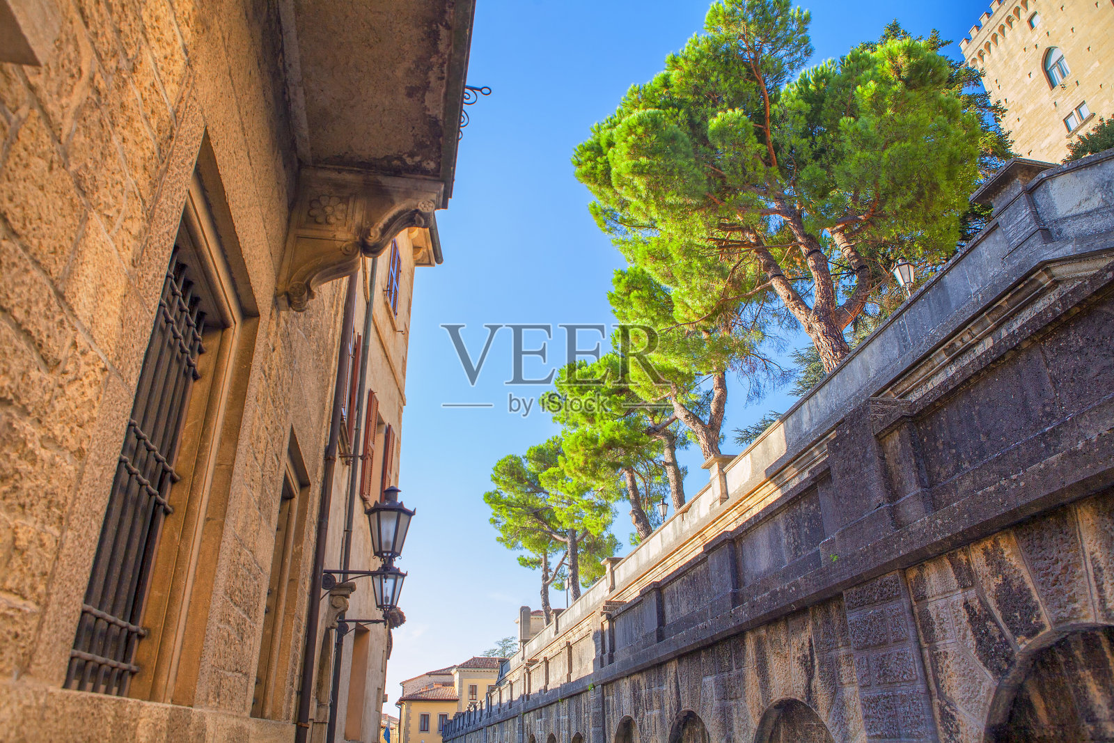 圣马力诺的建筑照片摄影图片