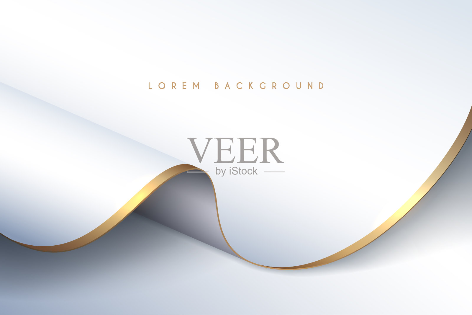 白色和金色的纺织背景插画图片素材