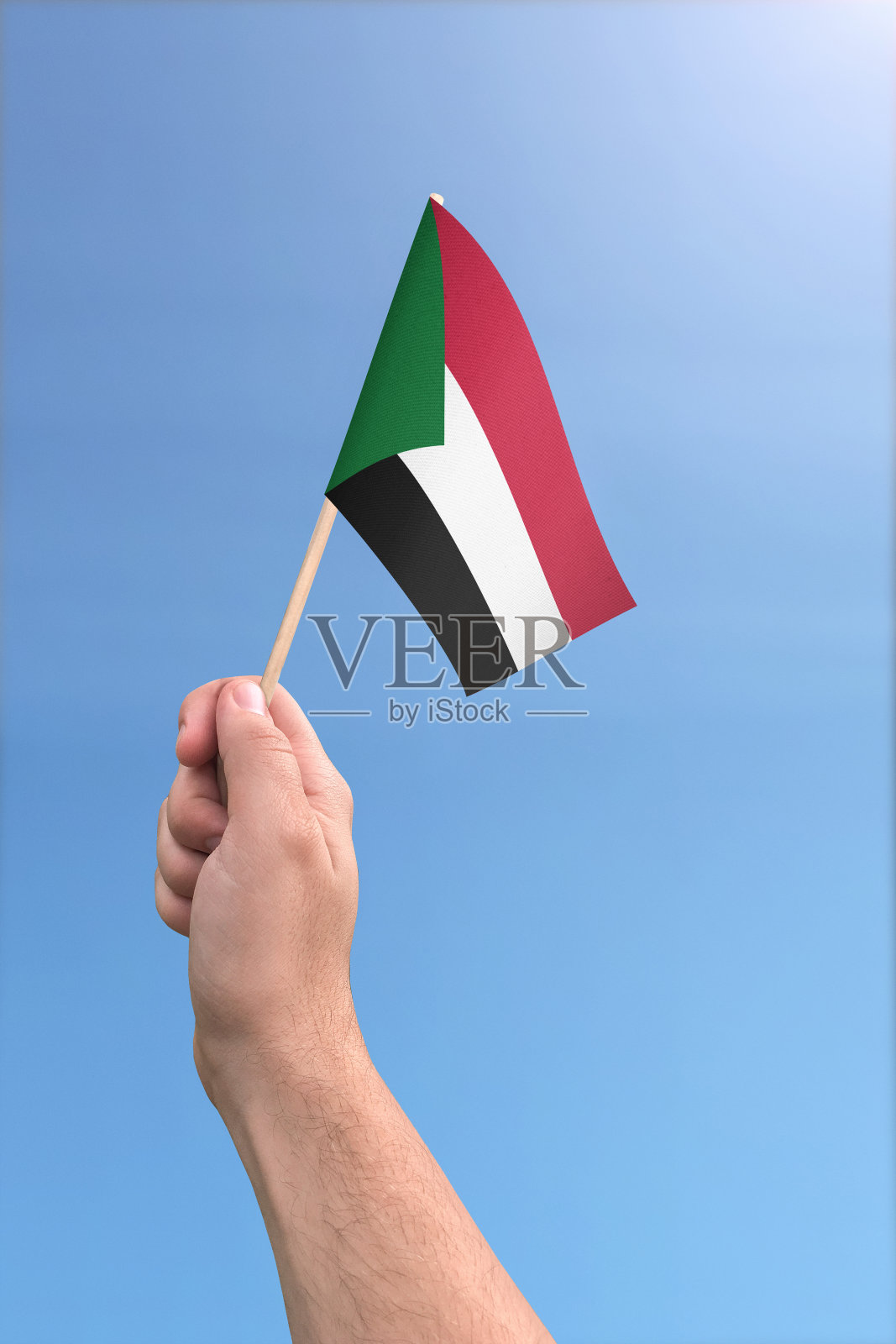 苏丹国旗照片摄影图片