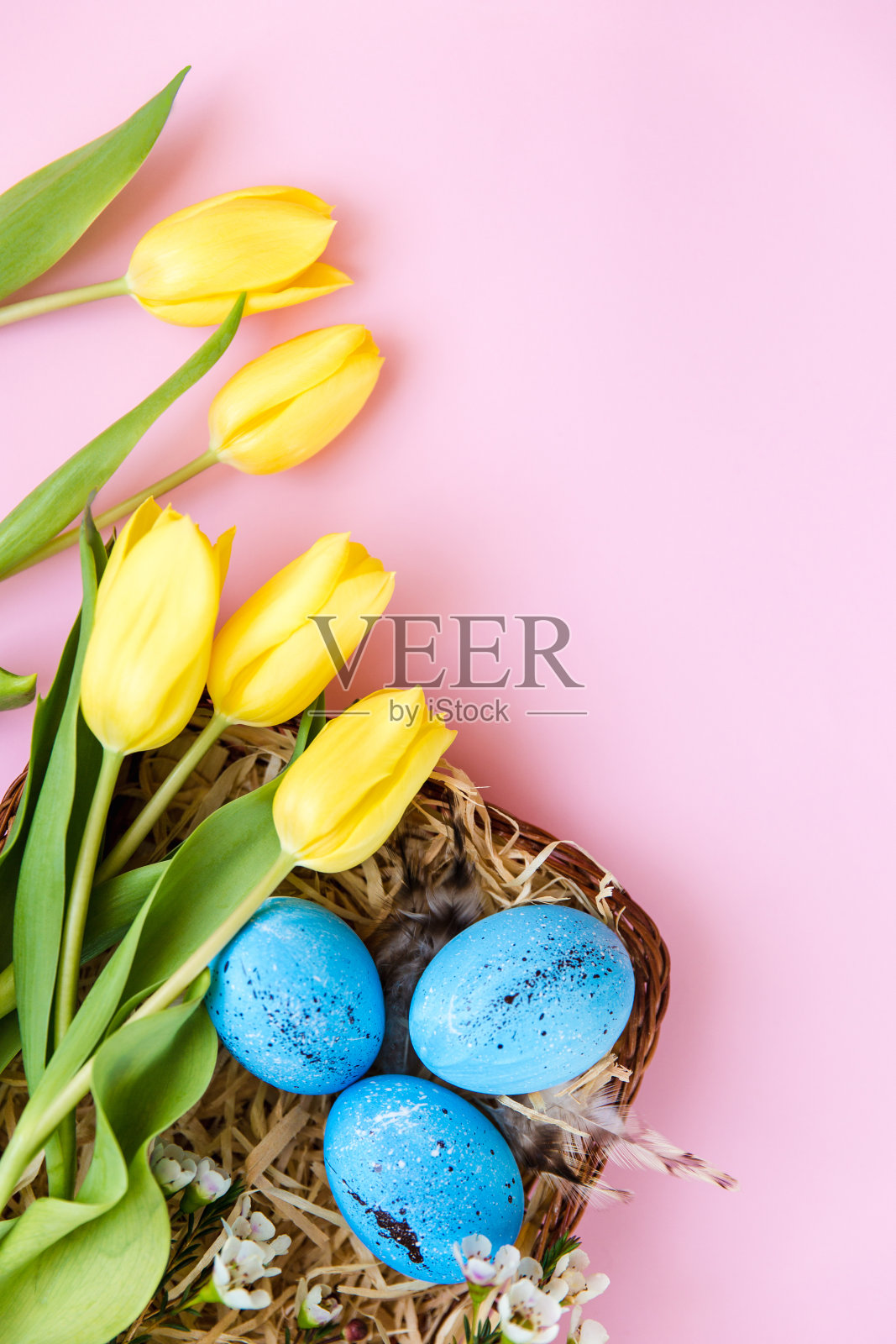 Сongratulations在宗教节日复活节快乐照片摄影图片