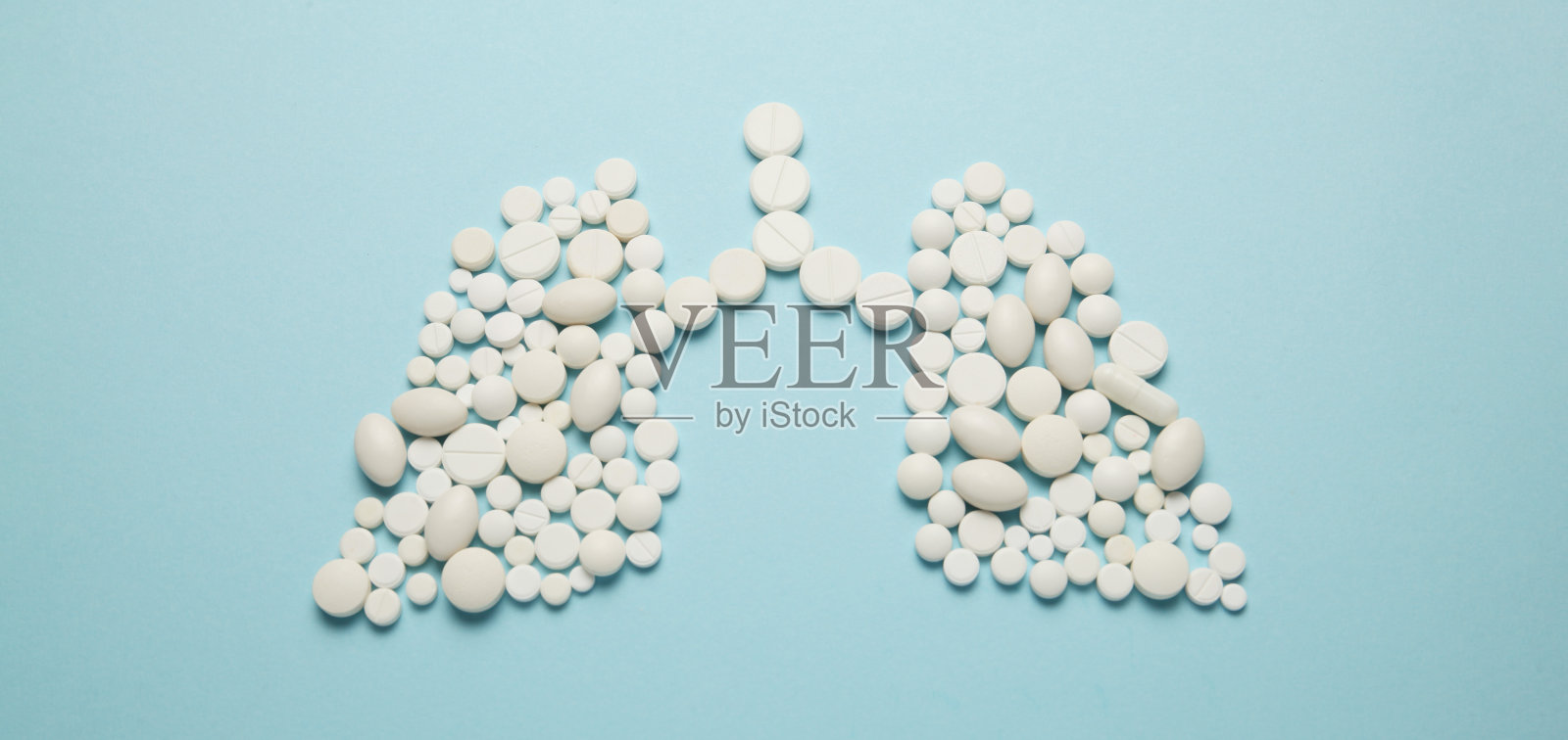 健康的人的肺治疗哮喘、咳嗽照片摄影图片