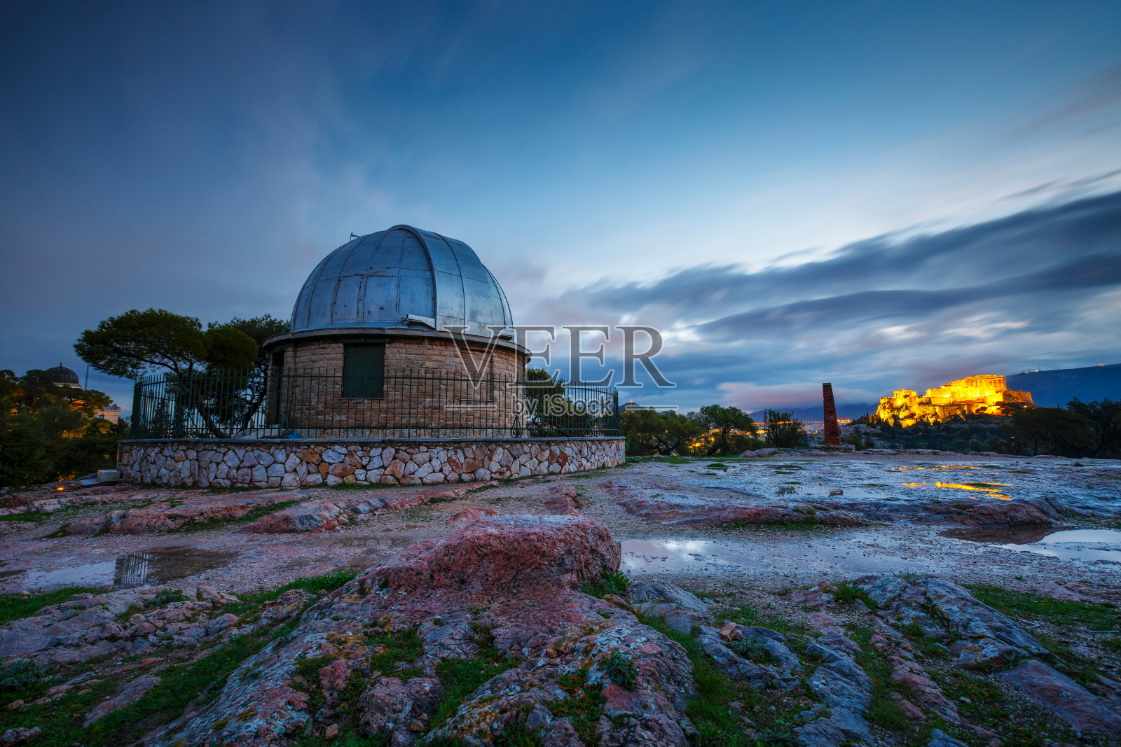 希腊雅典。照片摄影图片