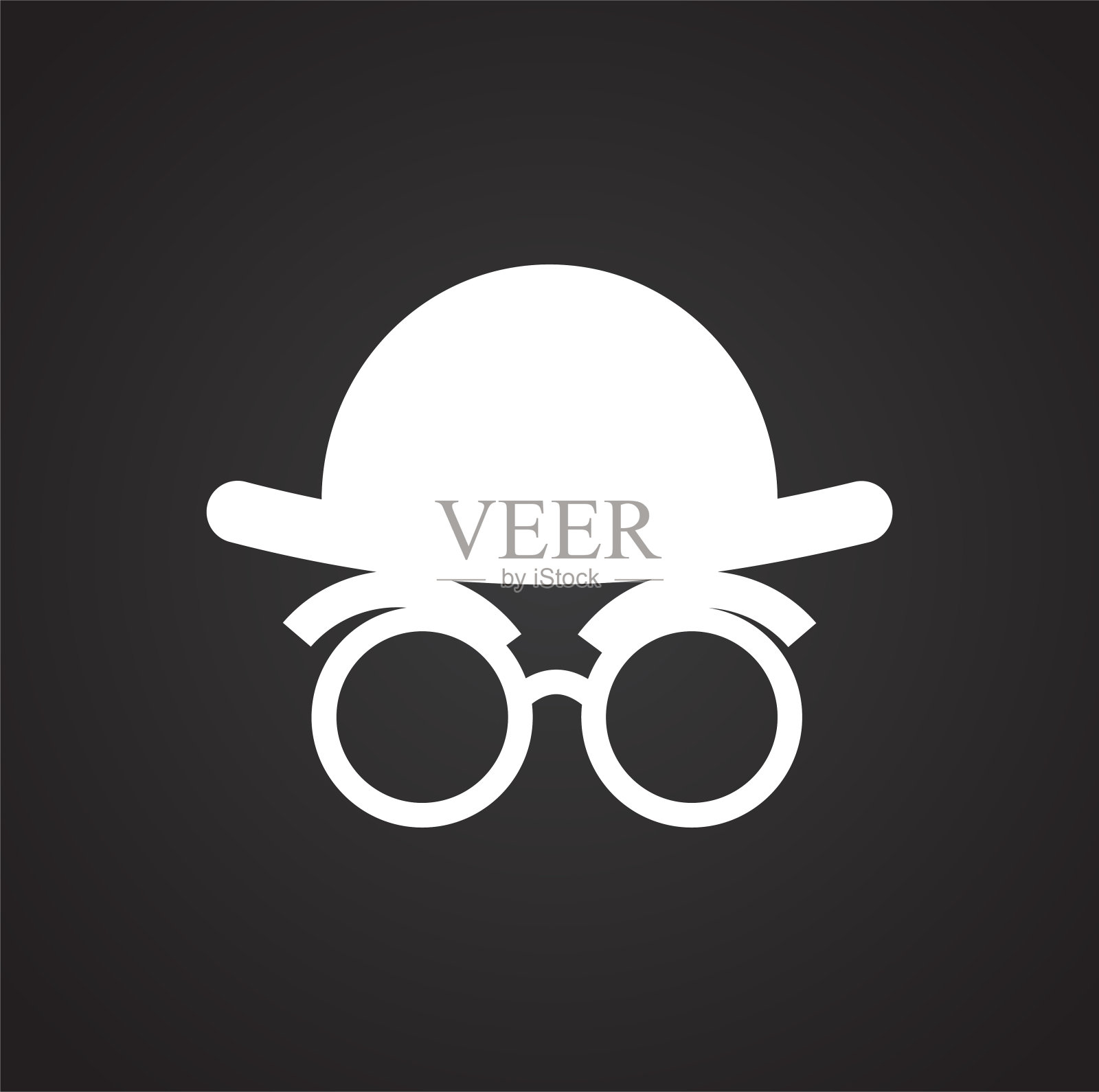 遮罩图标的背景图形和网页设计。简单的矢量信号。网站按钮或手机应用的互联网概念符号。插画图片素材