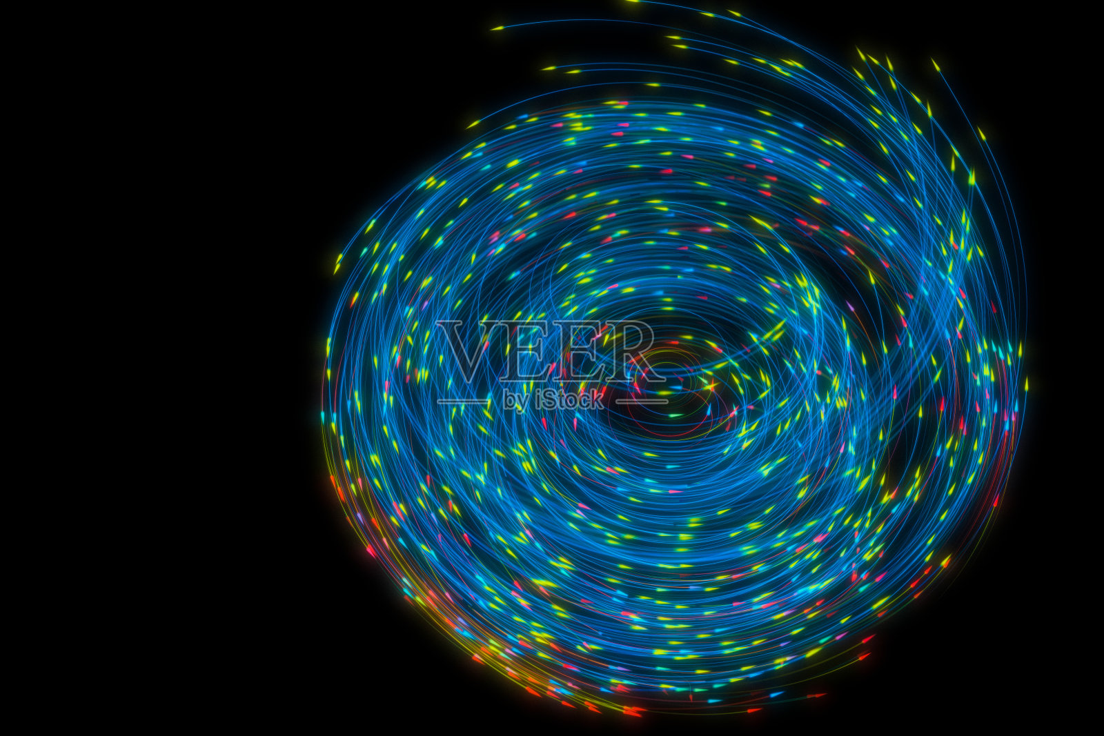摘要蓝色网络集群照片摄影图片