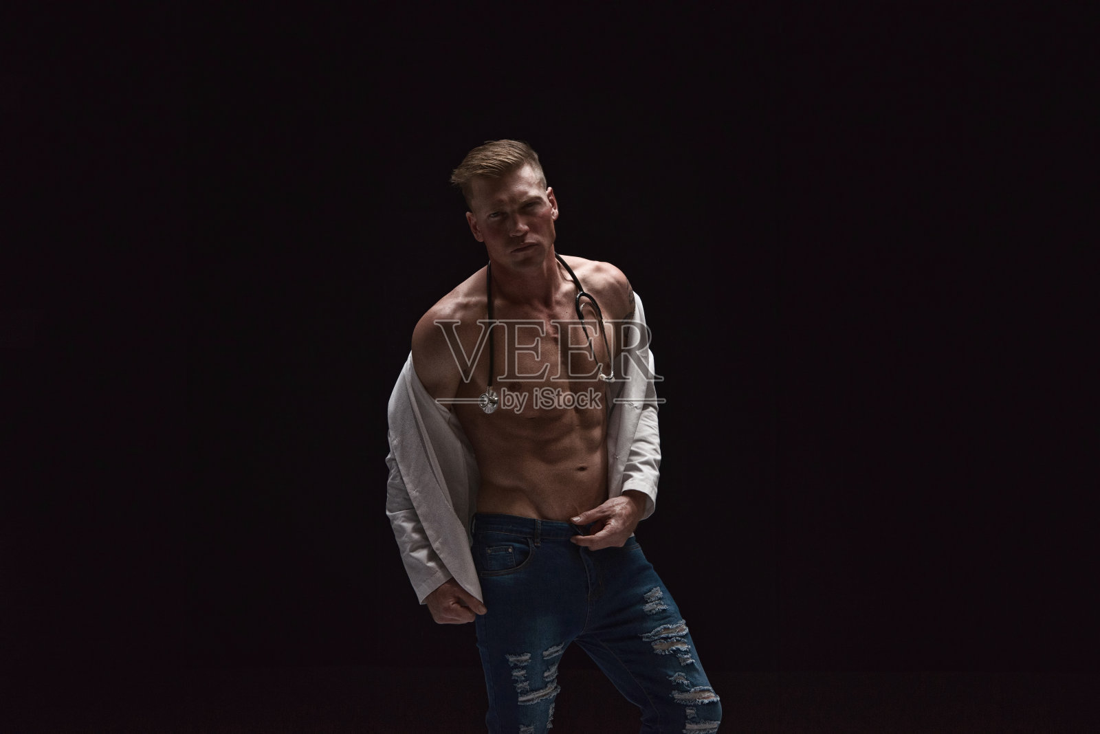 性感的医生照片摄影图片