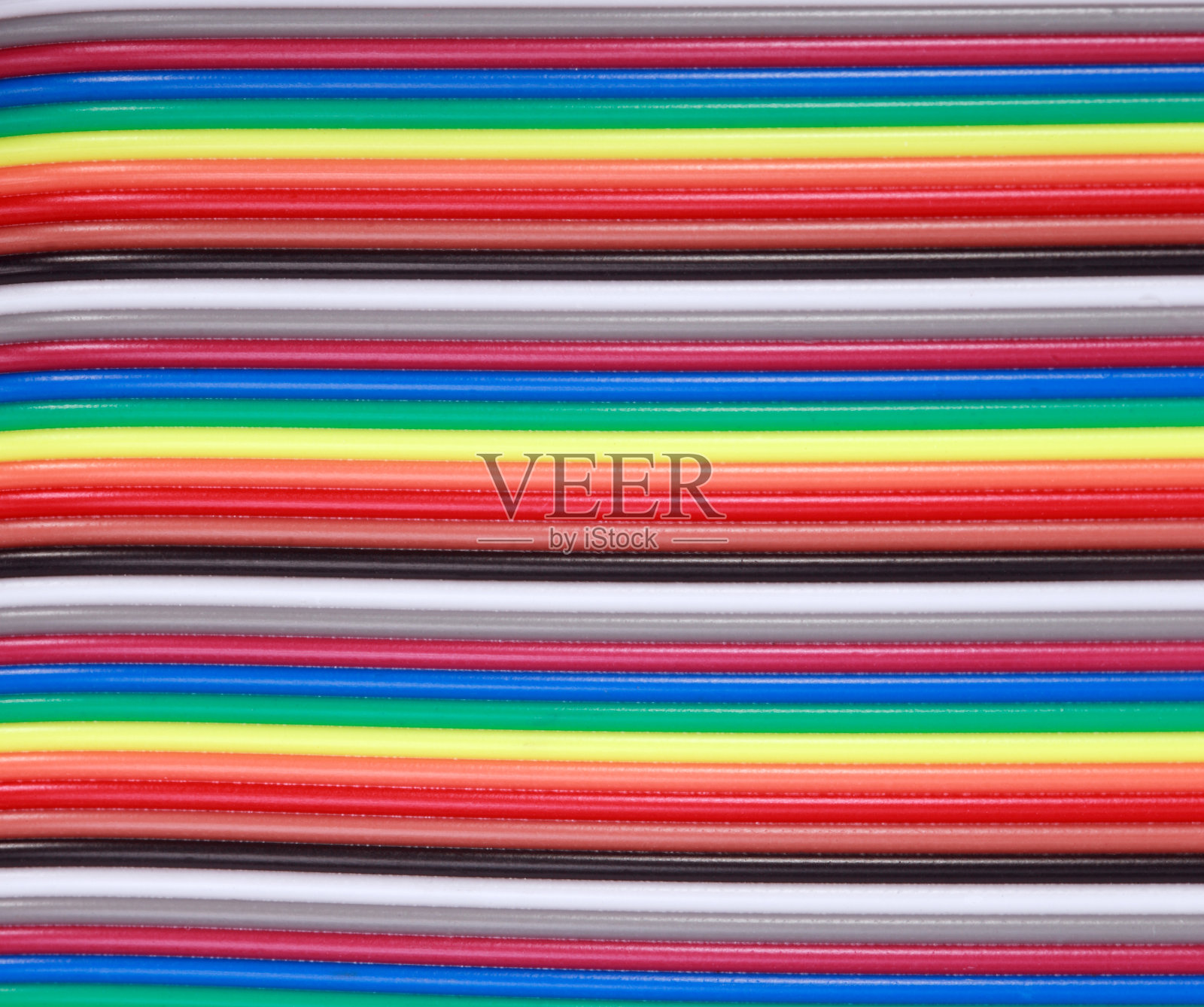 多线带状电缆照片摄影图片