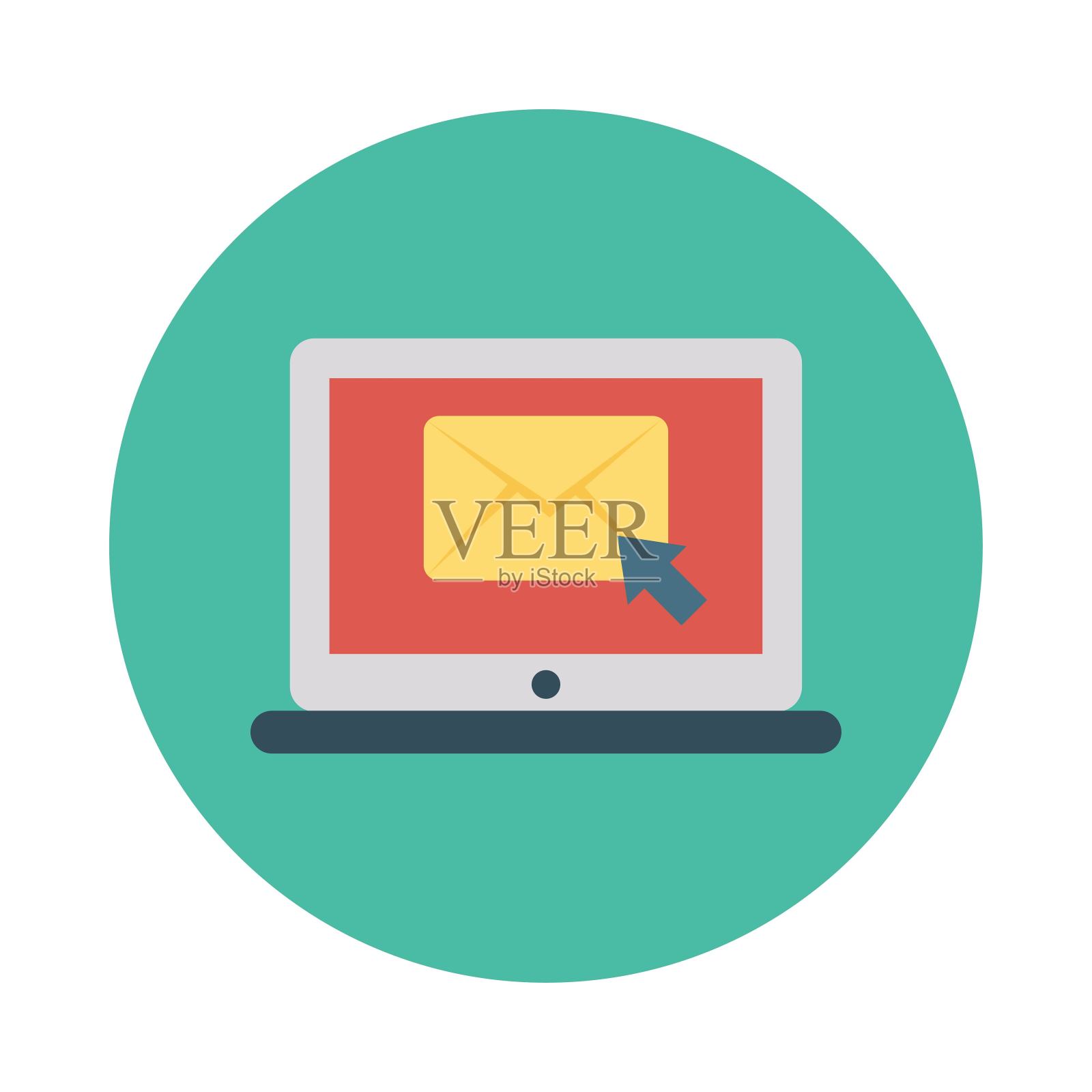 电子邮件收件箱插画图片素材