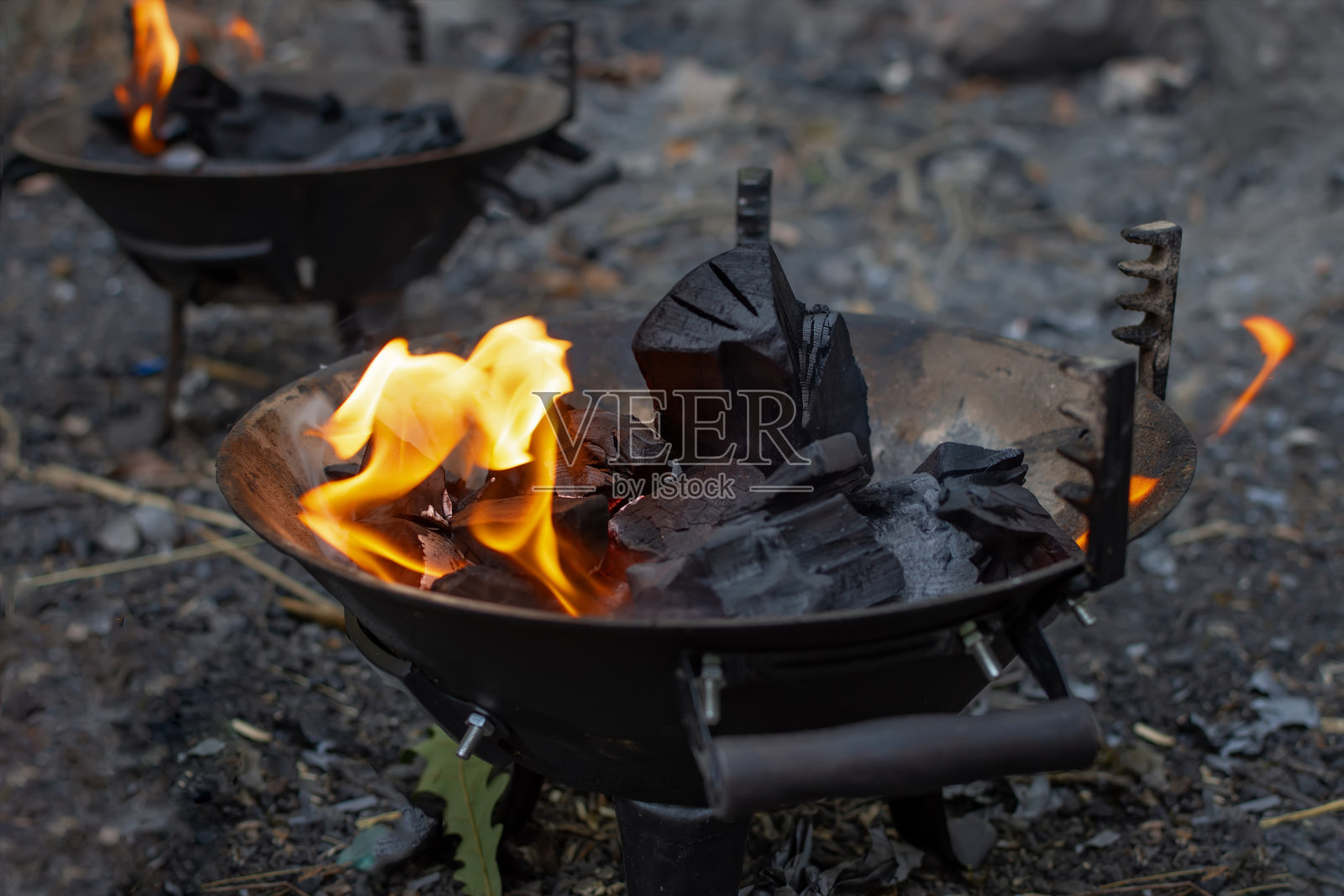 烧烤用火烧烤自然,户外,近距离照片摄影图片