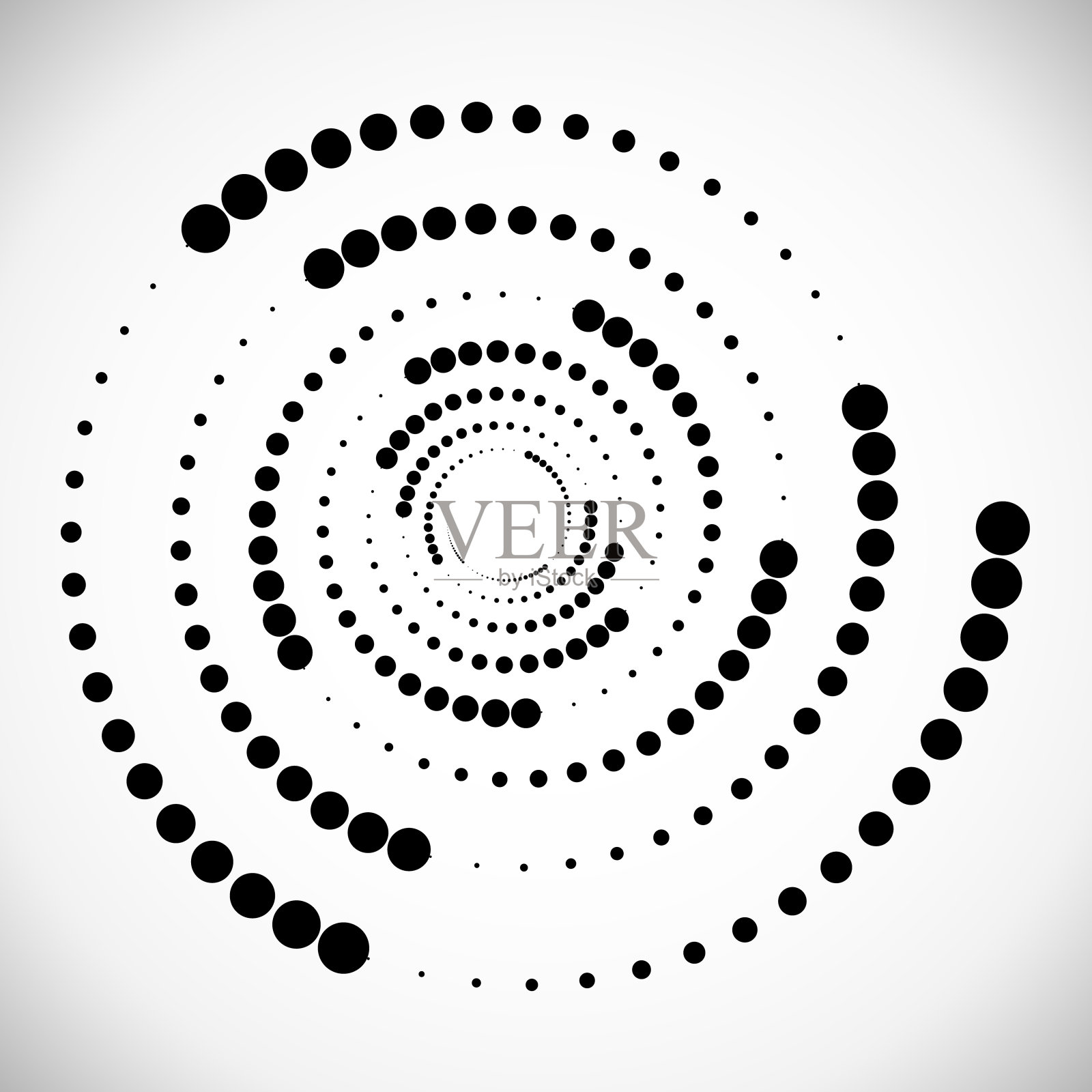 抽象点向量背景。半色调的效果。圆点背景或图标。设计元素图片