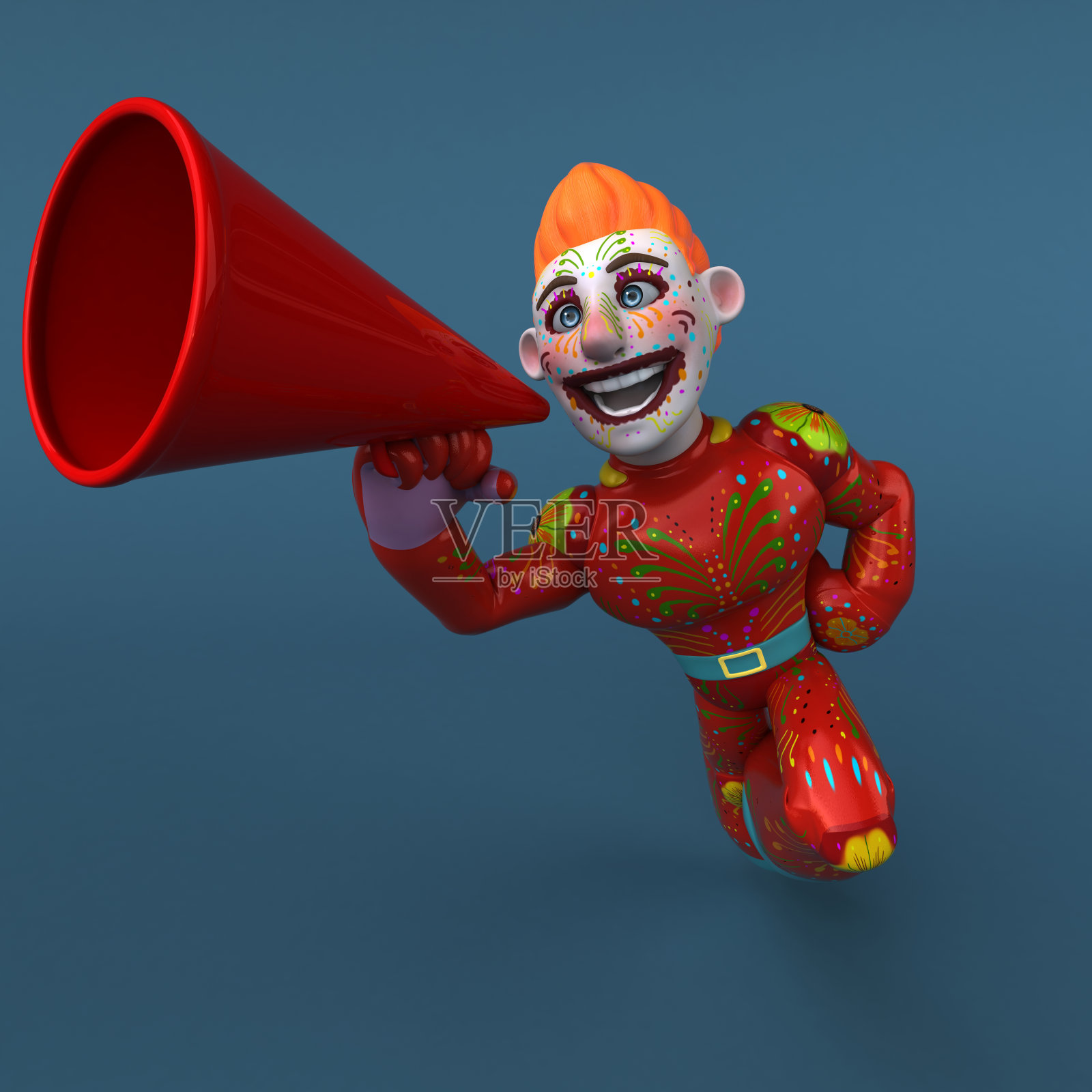 墨西哥英雄- 3D插图照片摄影图片