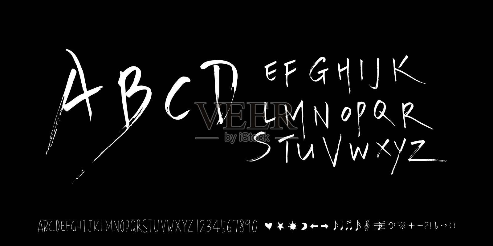 矢量字体插画图片素材