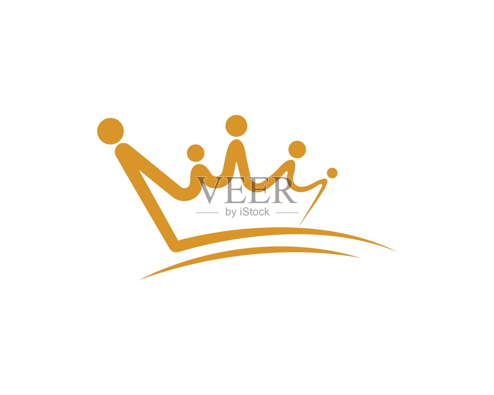 皇冠模板矢量图标插画图片素材