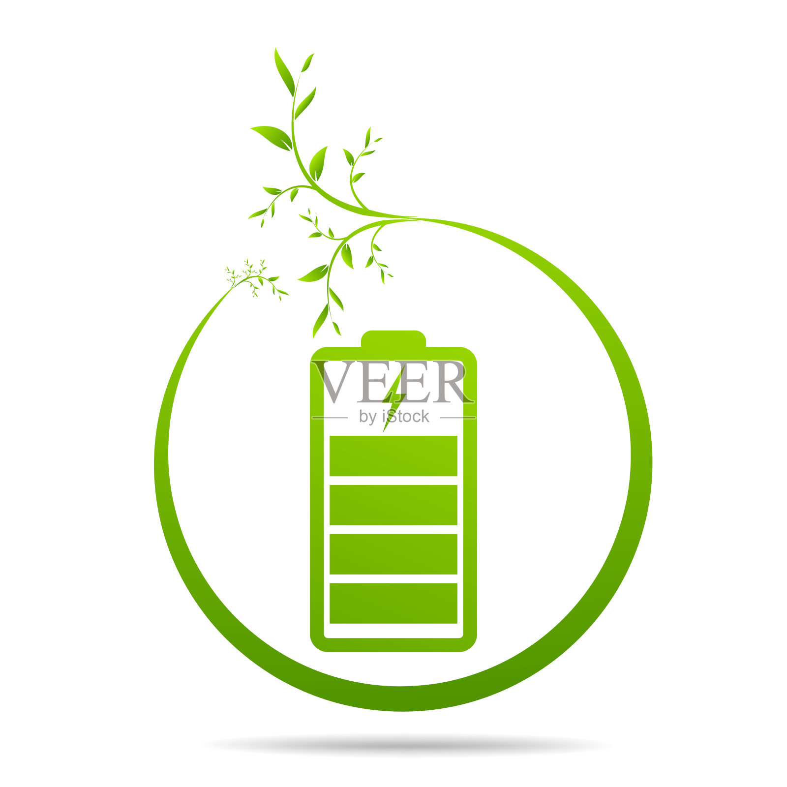 46-能源绿色电力设计图标设计元素图片