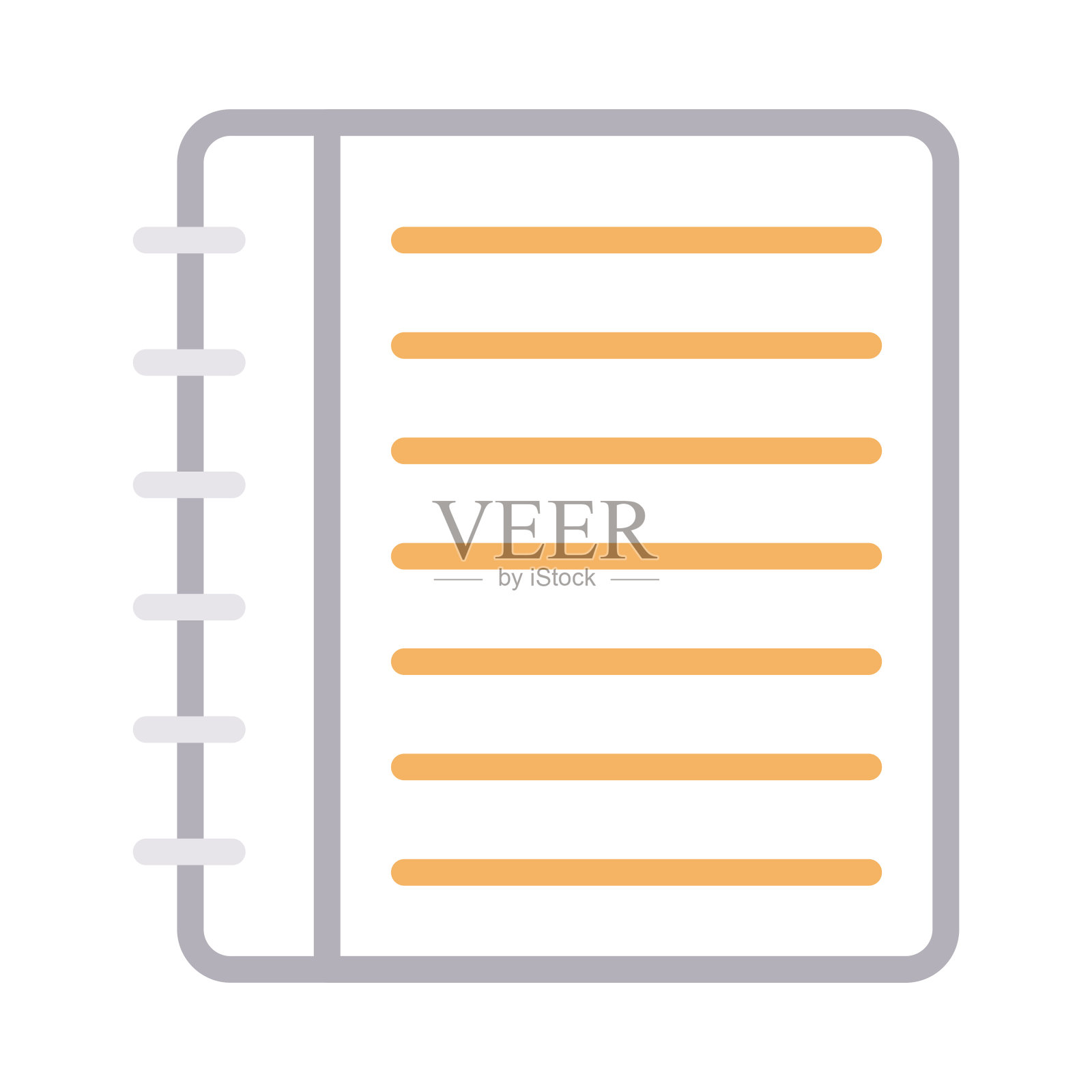 记事本插画图片素材