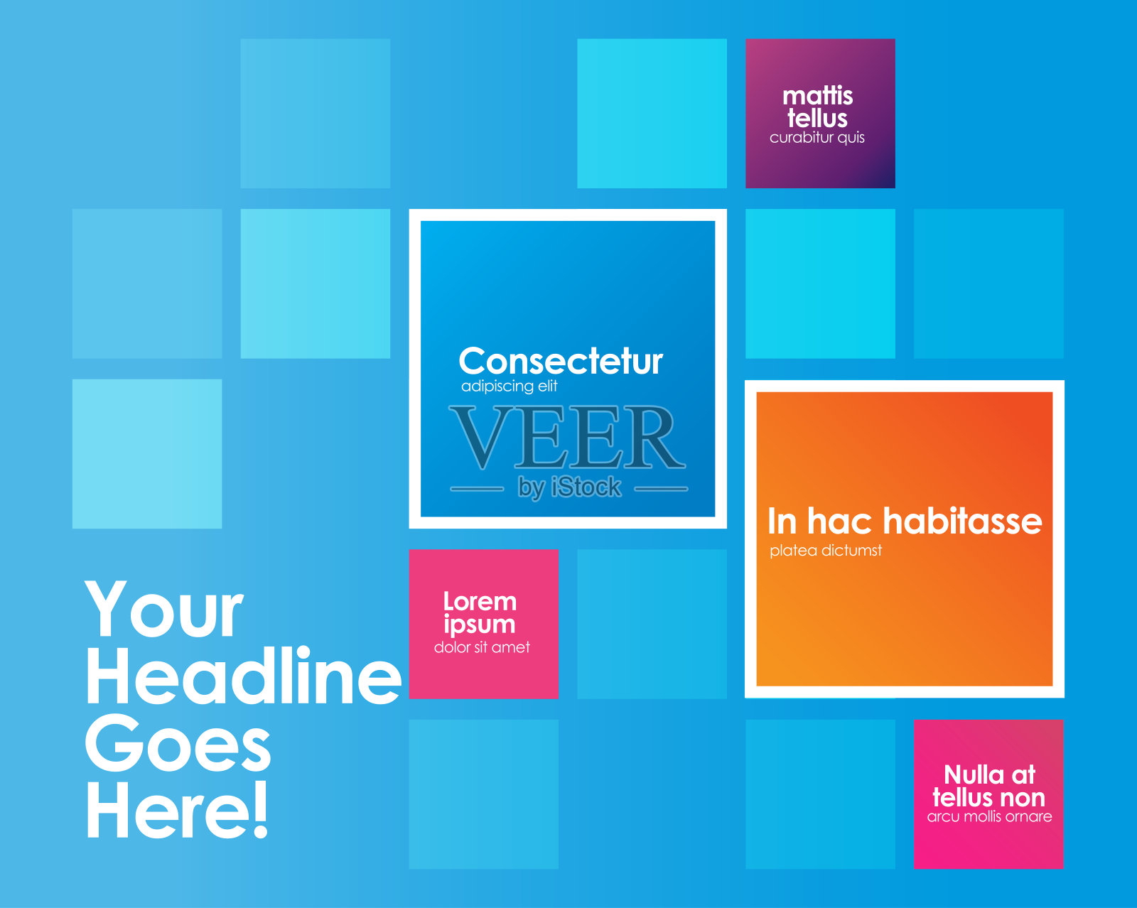 近似方形的设计模板插画图片素材