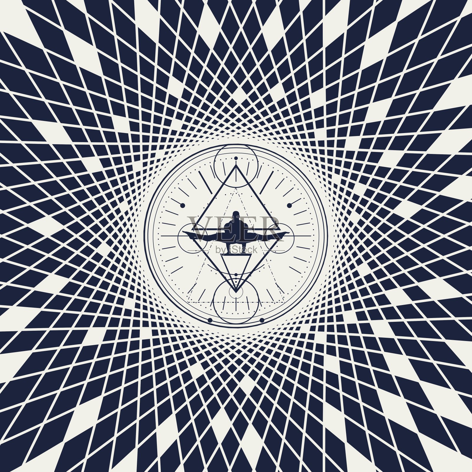 深奥的神秘符号插画图片素材