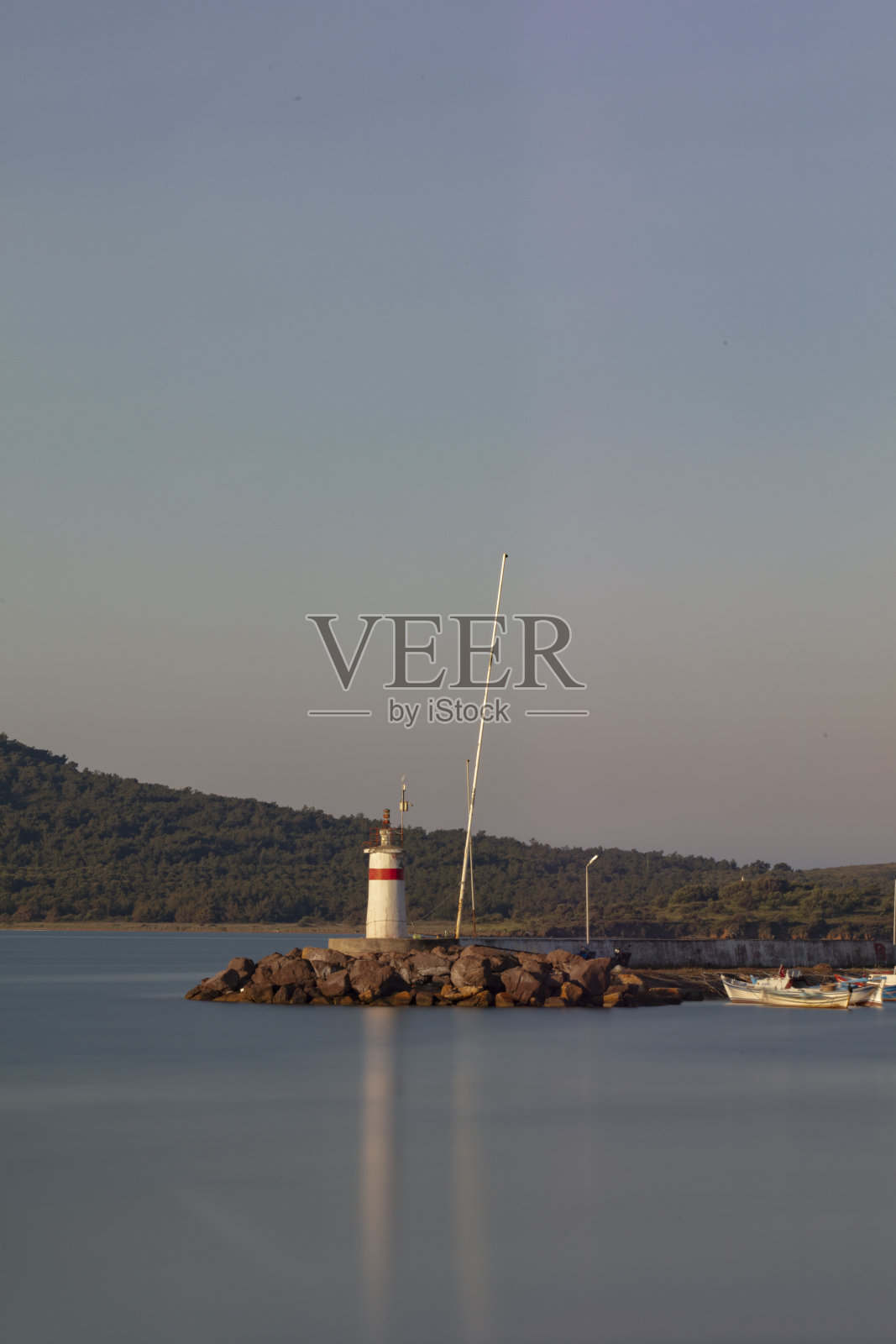 港口灯塔照片摄影图片