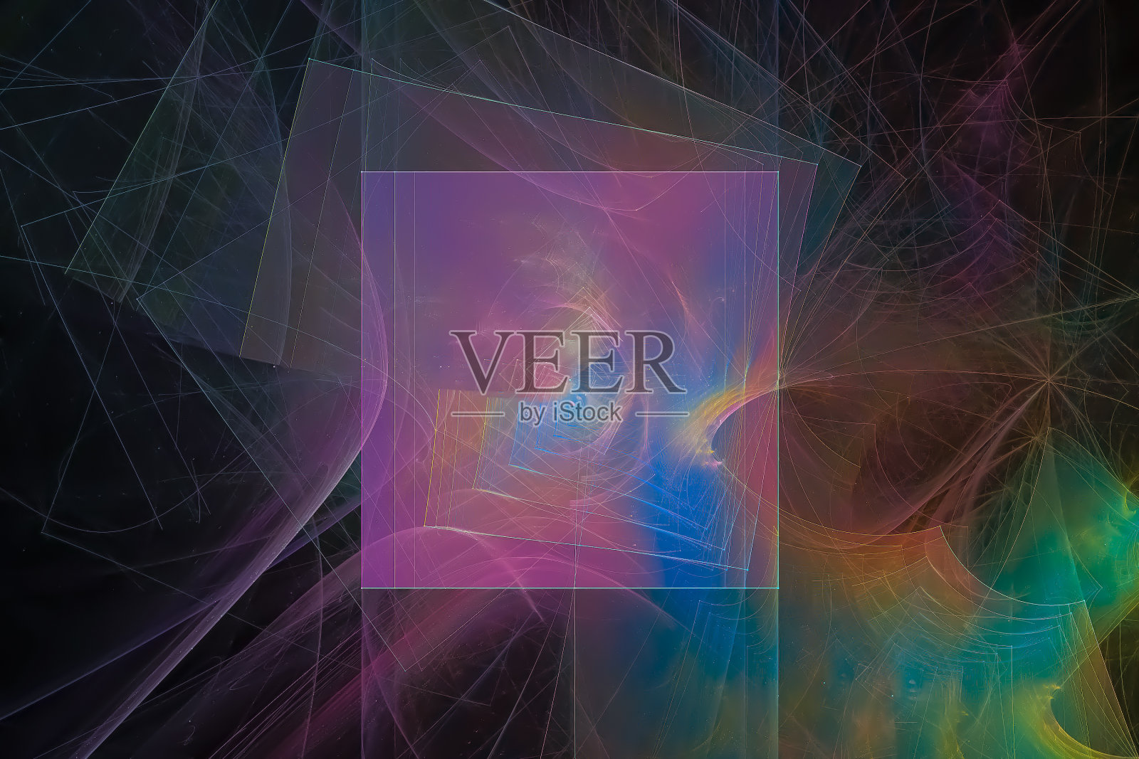 抽象数字分形,幻想设计照片摄影图片