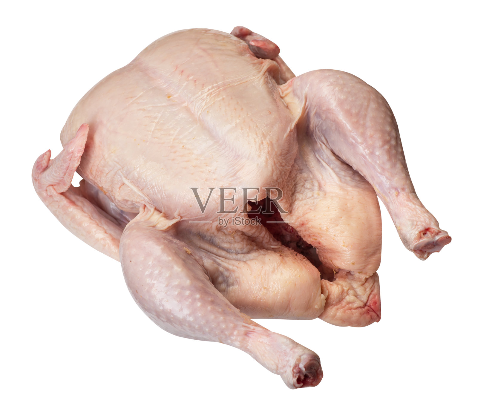 生鲜鸡孤立在白色背景照片摄影图片