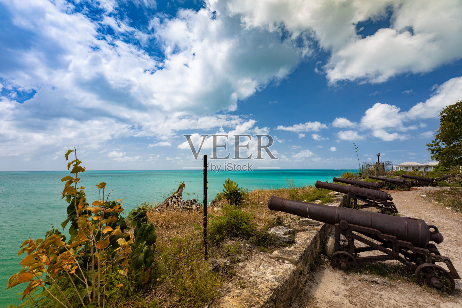 詹姆士堡,圣约翰港,安提瓜岛照片摄影图片