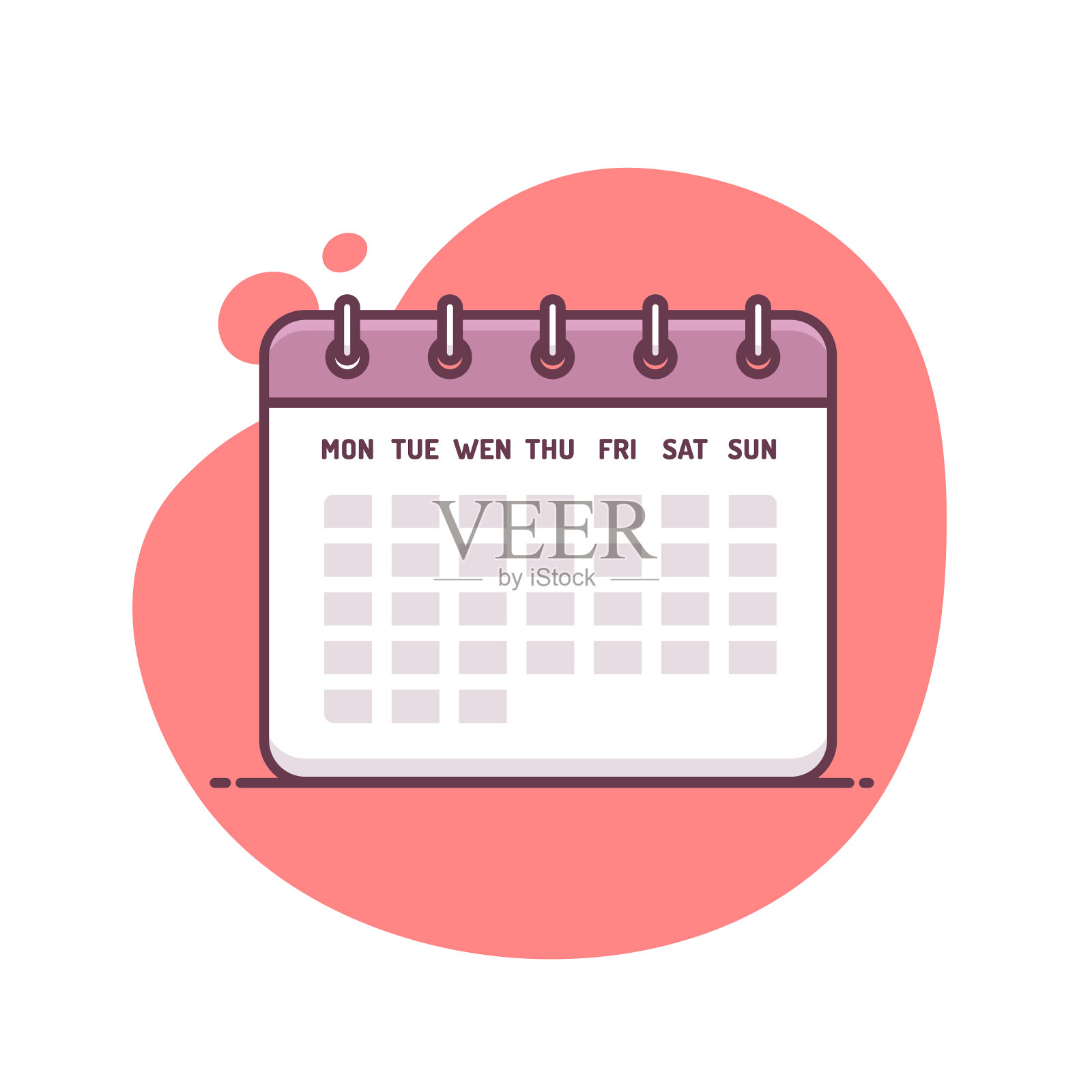 日历图标插画图片素材